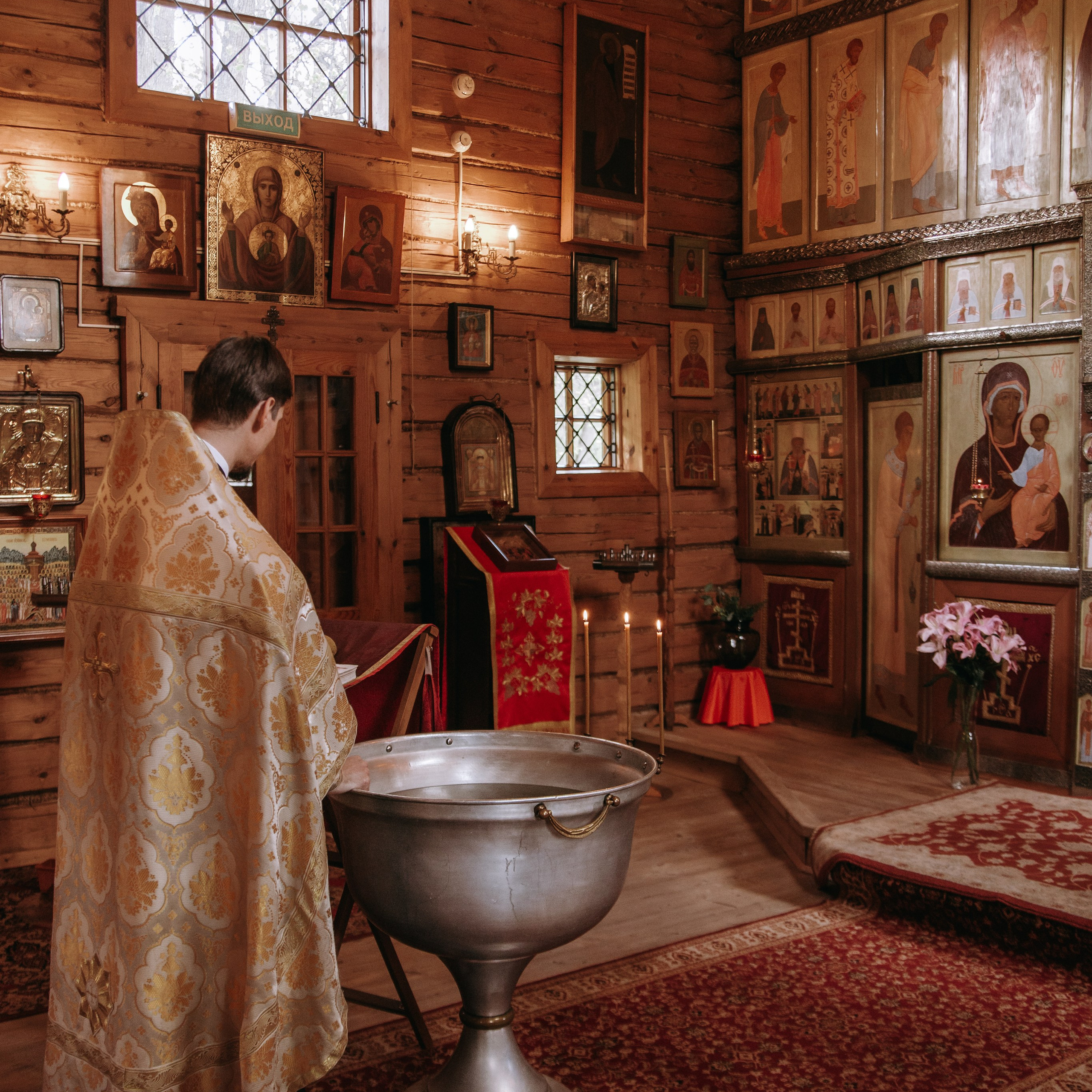 Крещение Михаила. Фотограф Дарья Пудовкина Москва, Московская область