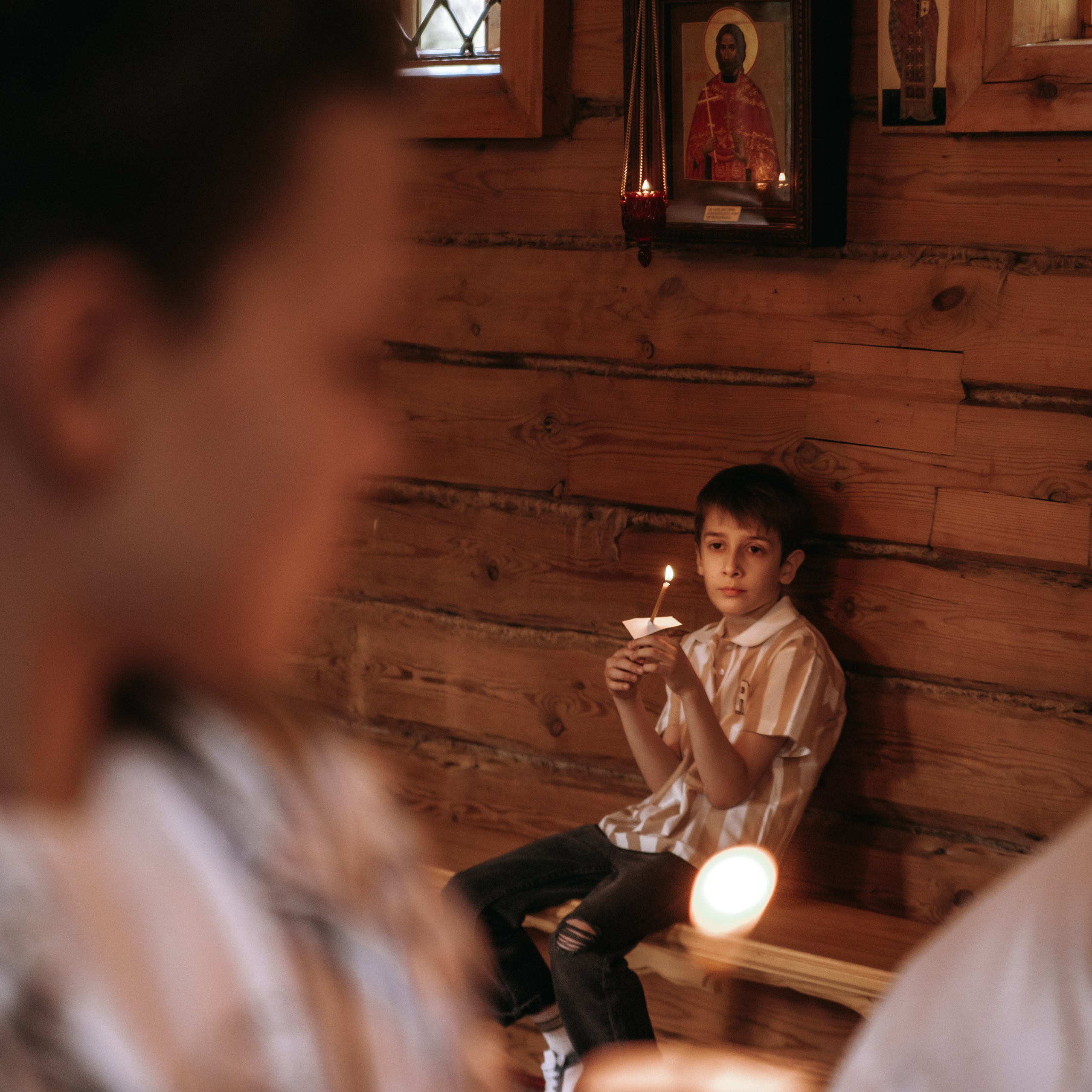 Крещение Михаила. Фотограф Дарья Пудовкина Москва, Московская область