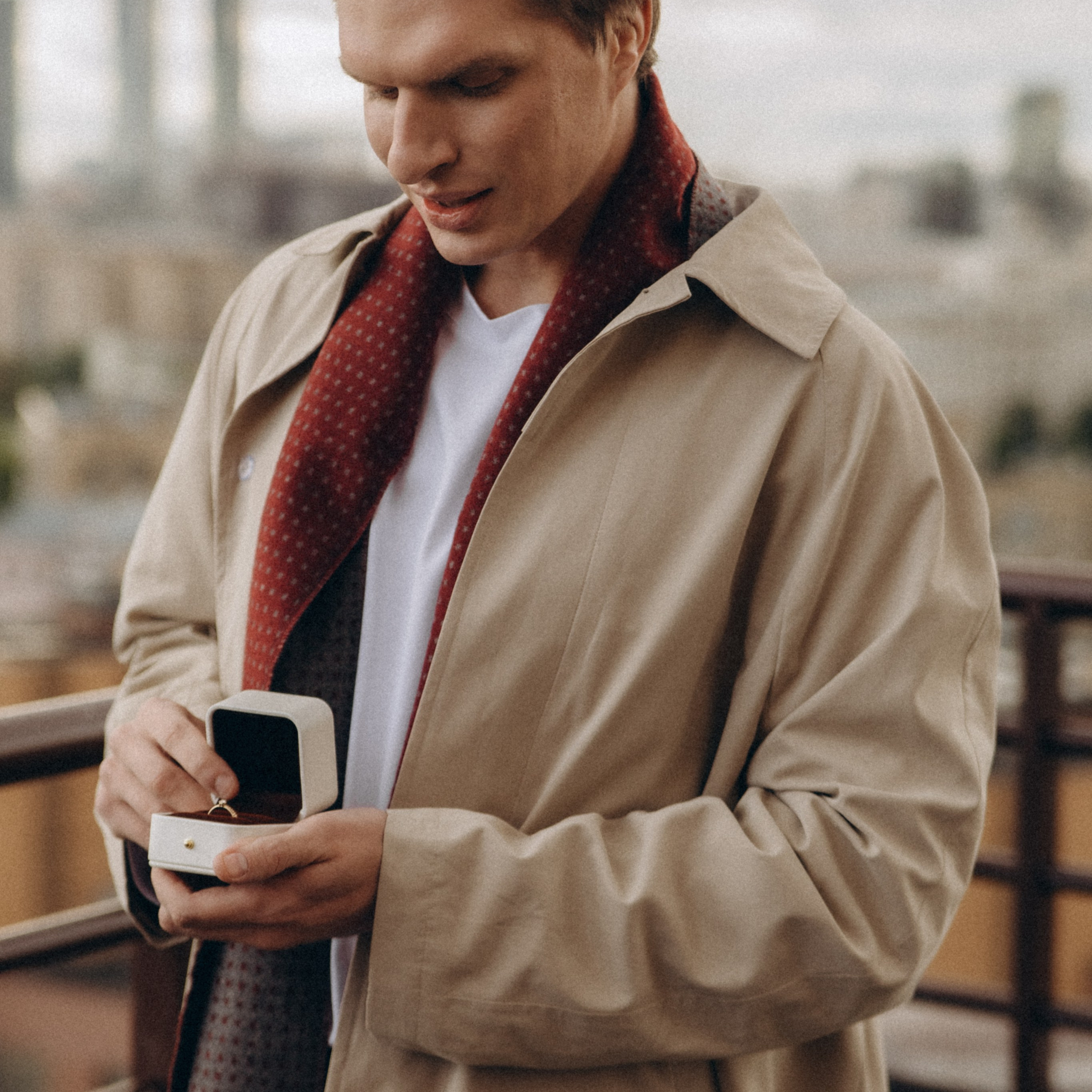 Предложение на крыше. Фотограф Дарья Пудовкина Москва, Московская область