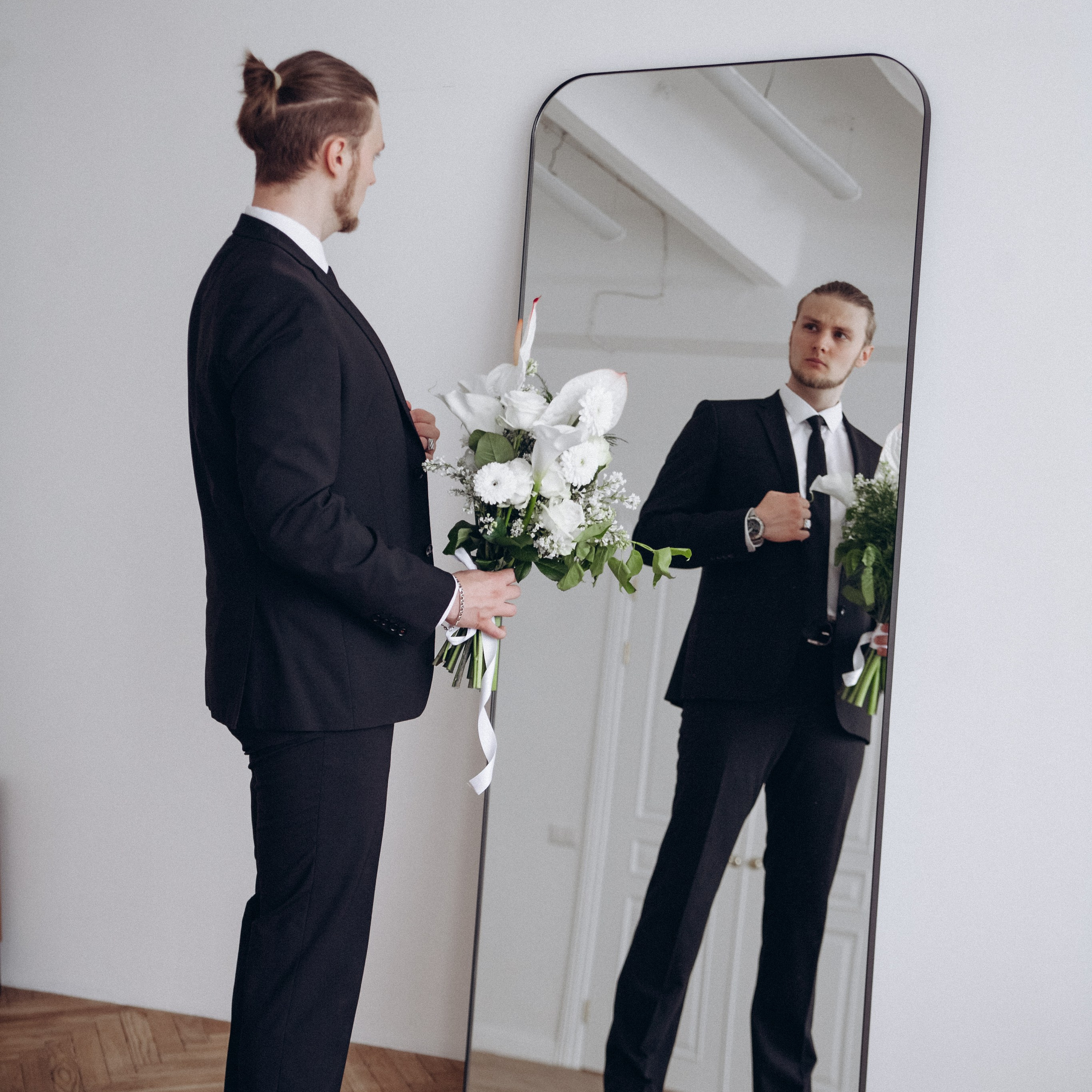 Студийная съемка жениха и невесты. Фотограф Дарья Пудовкина Москва, Московская область