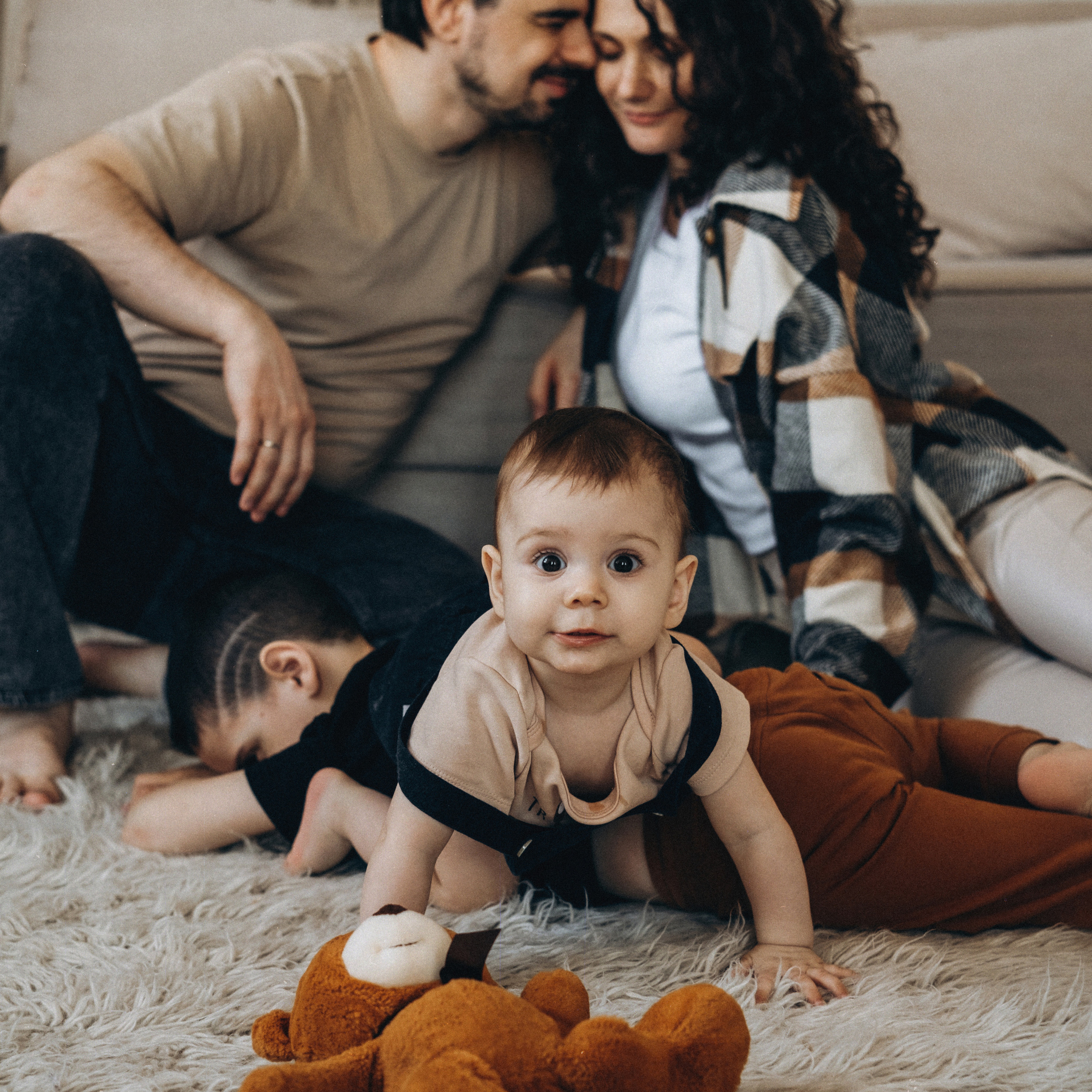 Настя, Леша, Боря, Олег