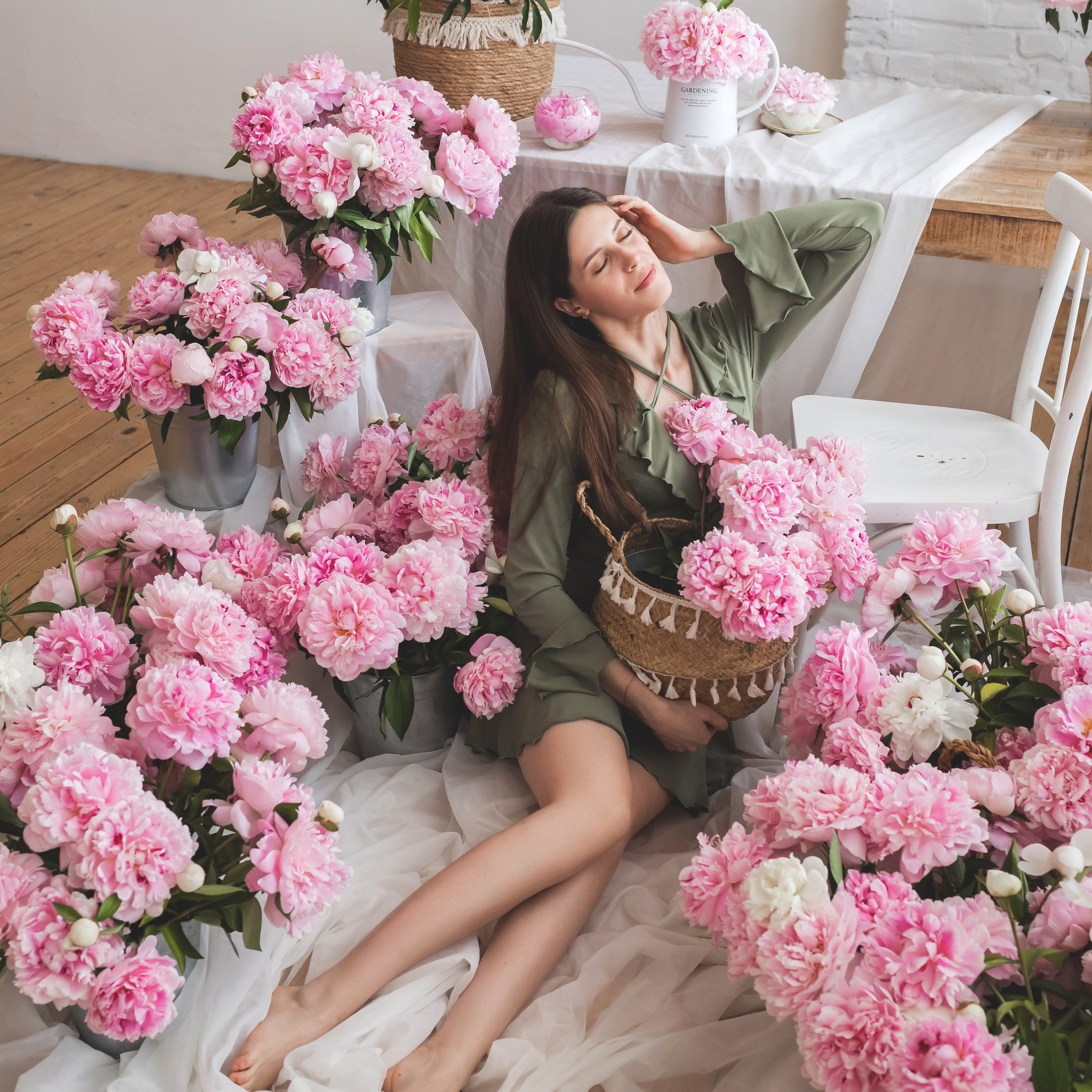 Пионы в&nbsp;студии