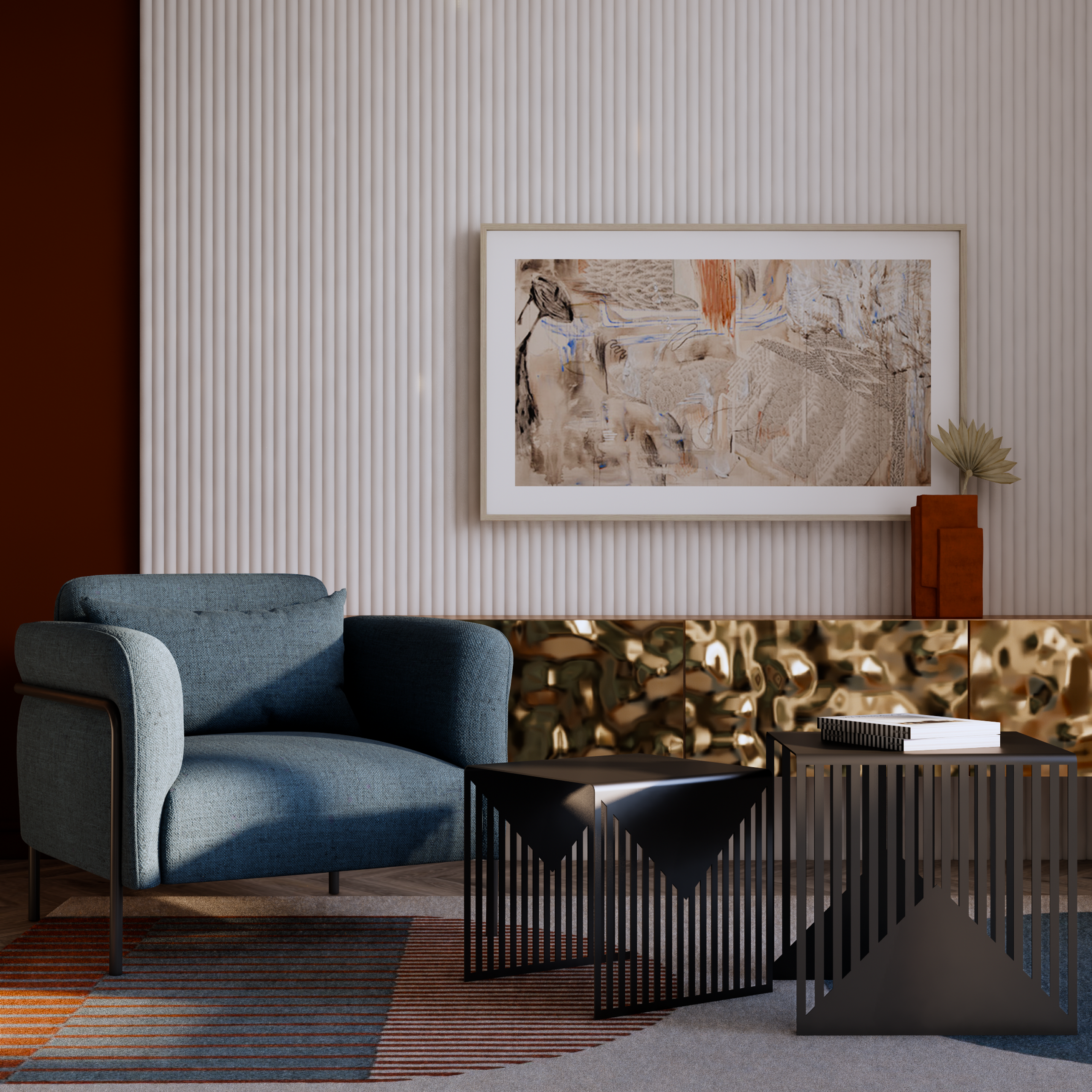 N.O.I.R Living room | Visualization