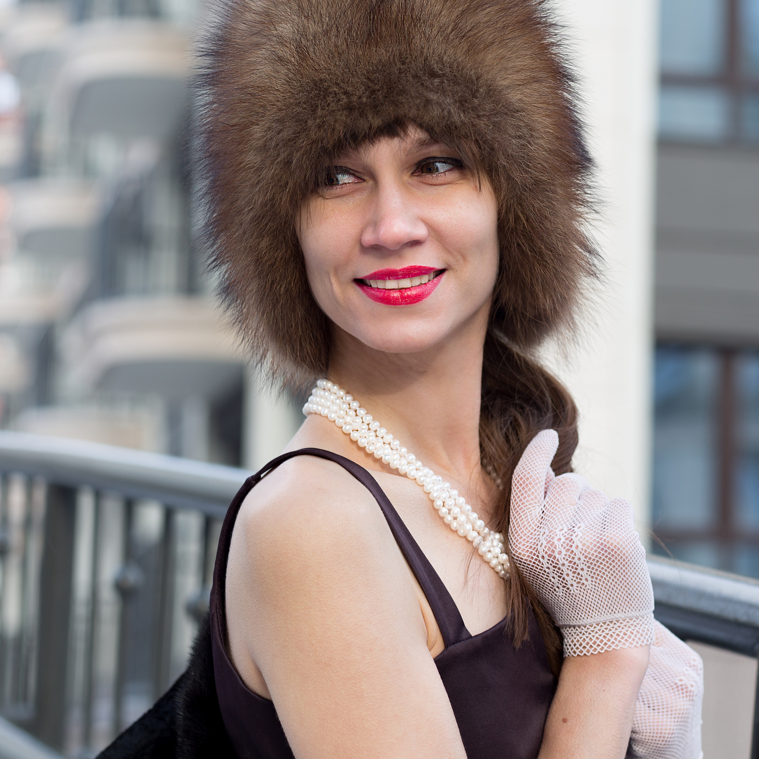 Анастасия уличный портрет