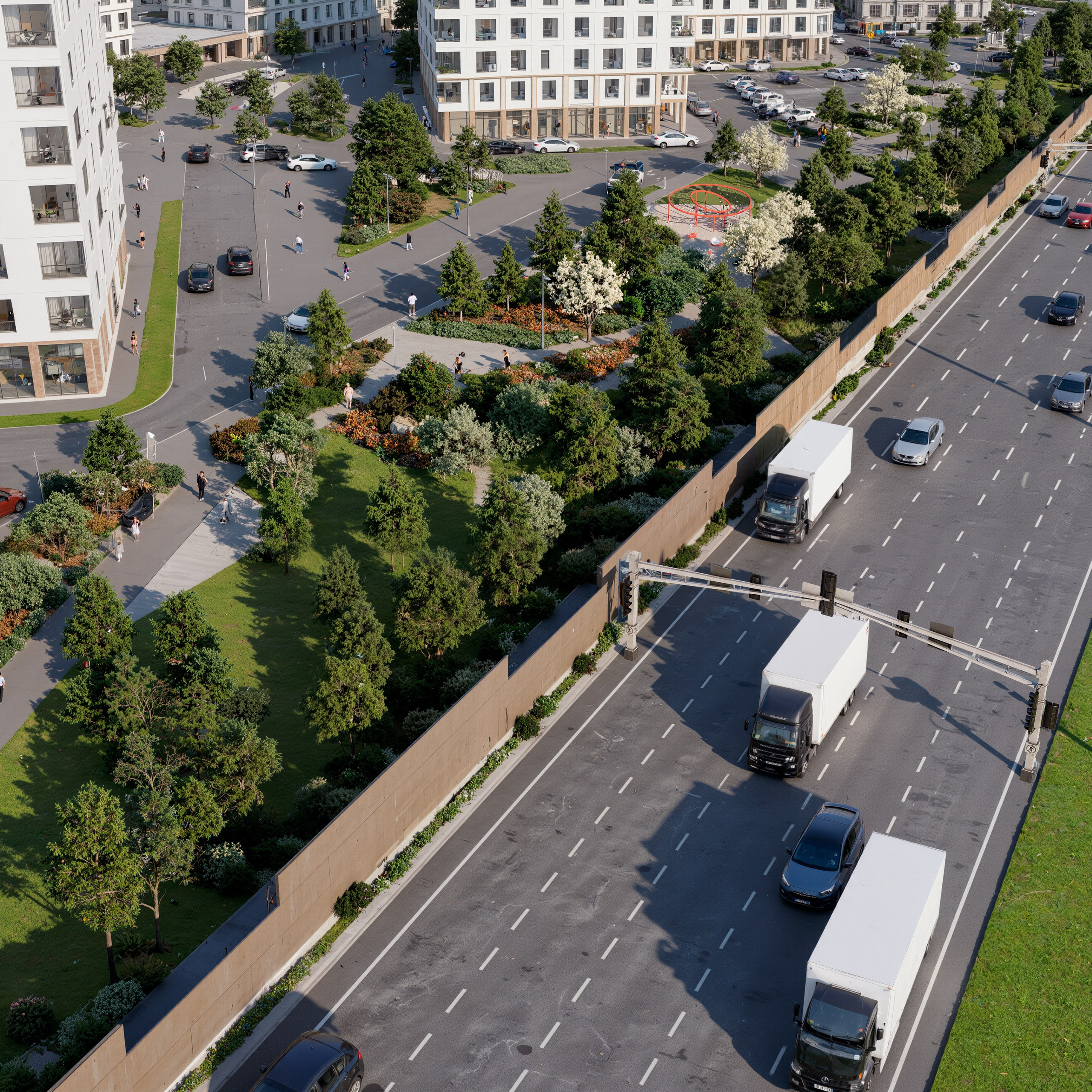 Город. Архитектор-визуализатор Ян Манжос