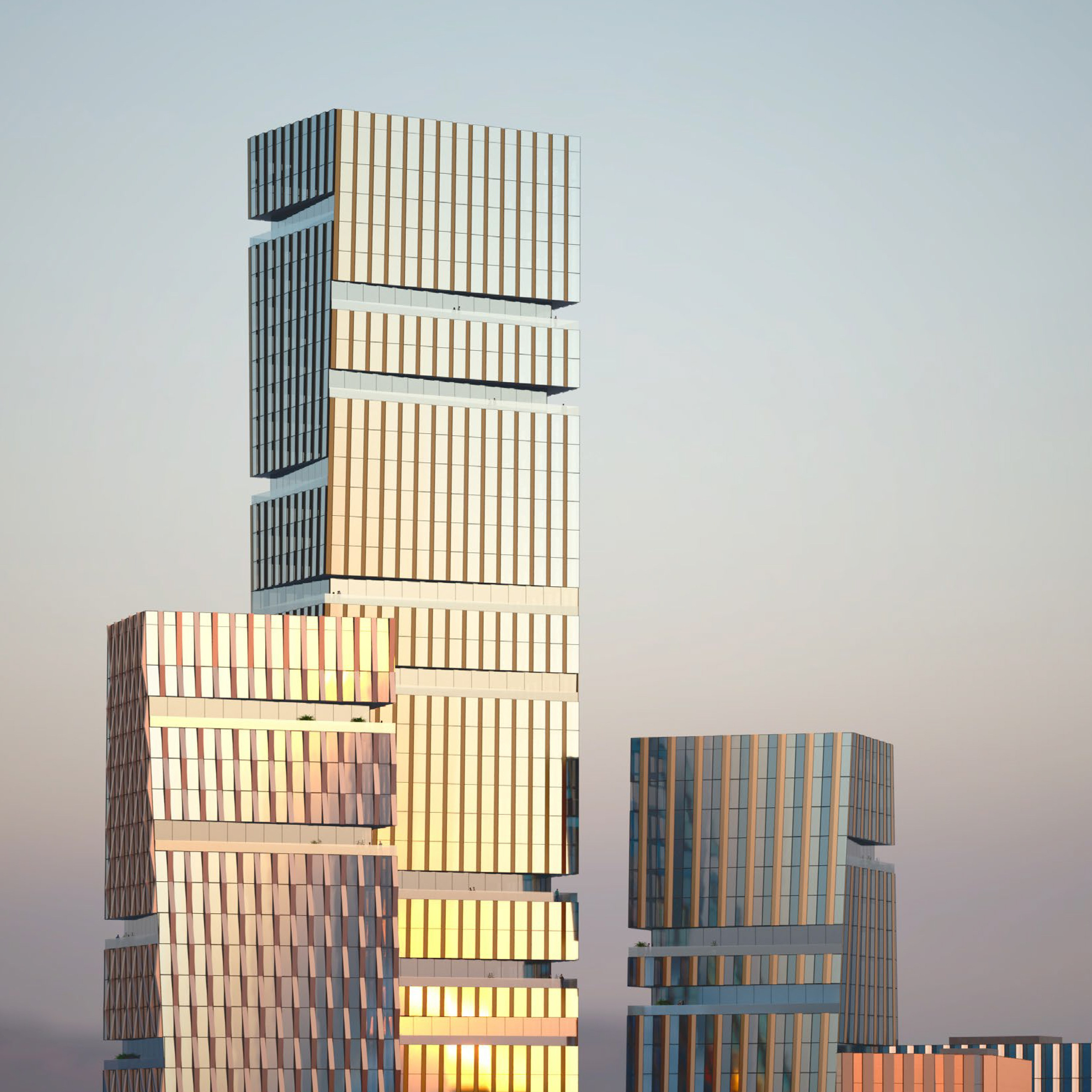 Жилой комплекс. Архитектор-визуализатор Ян Манжос