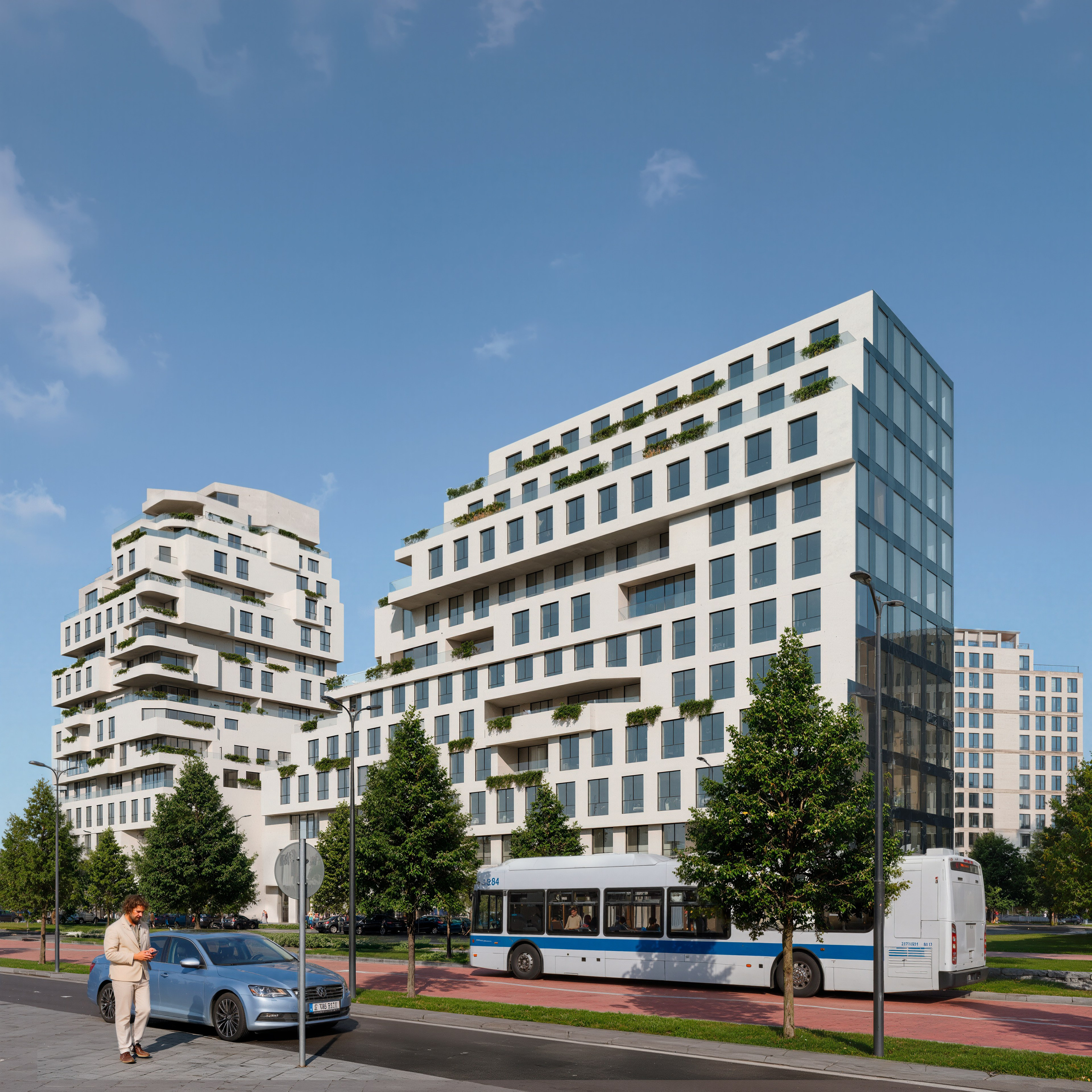 Город. Архитектор-визуализатор Ян Манжос