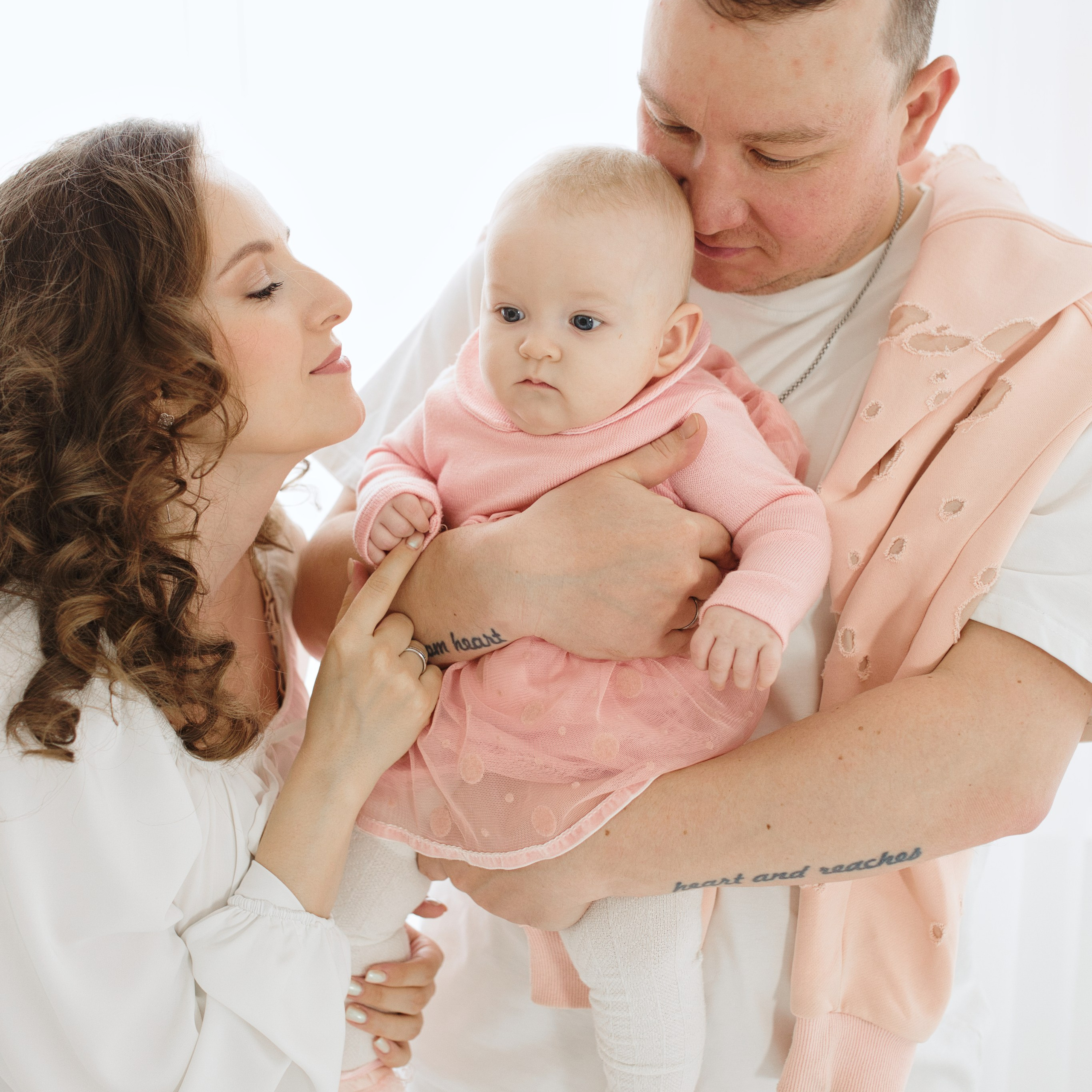 Нина с родителями