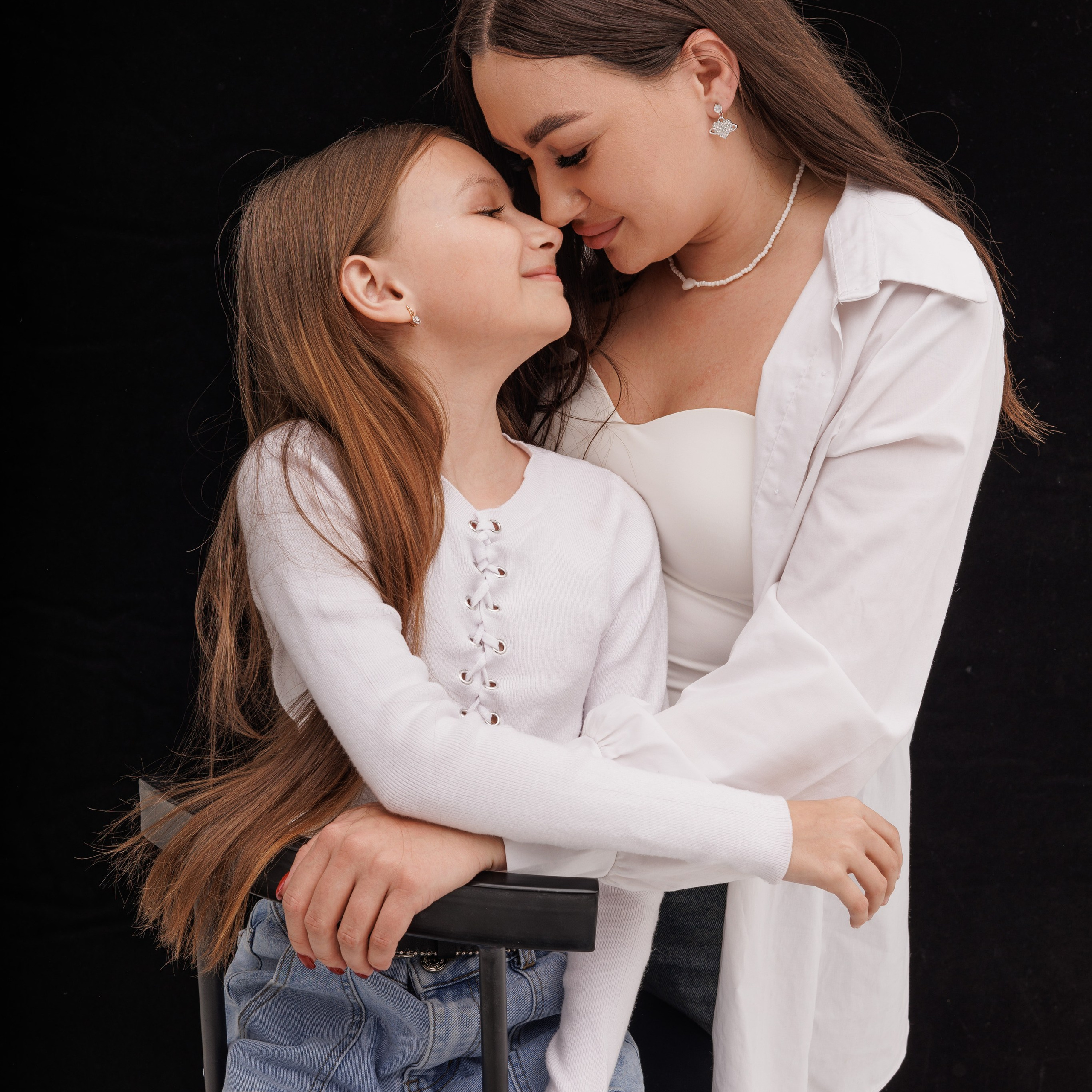 Настя с мамой