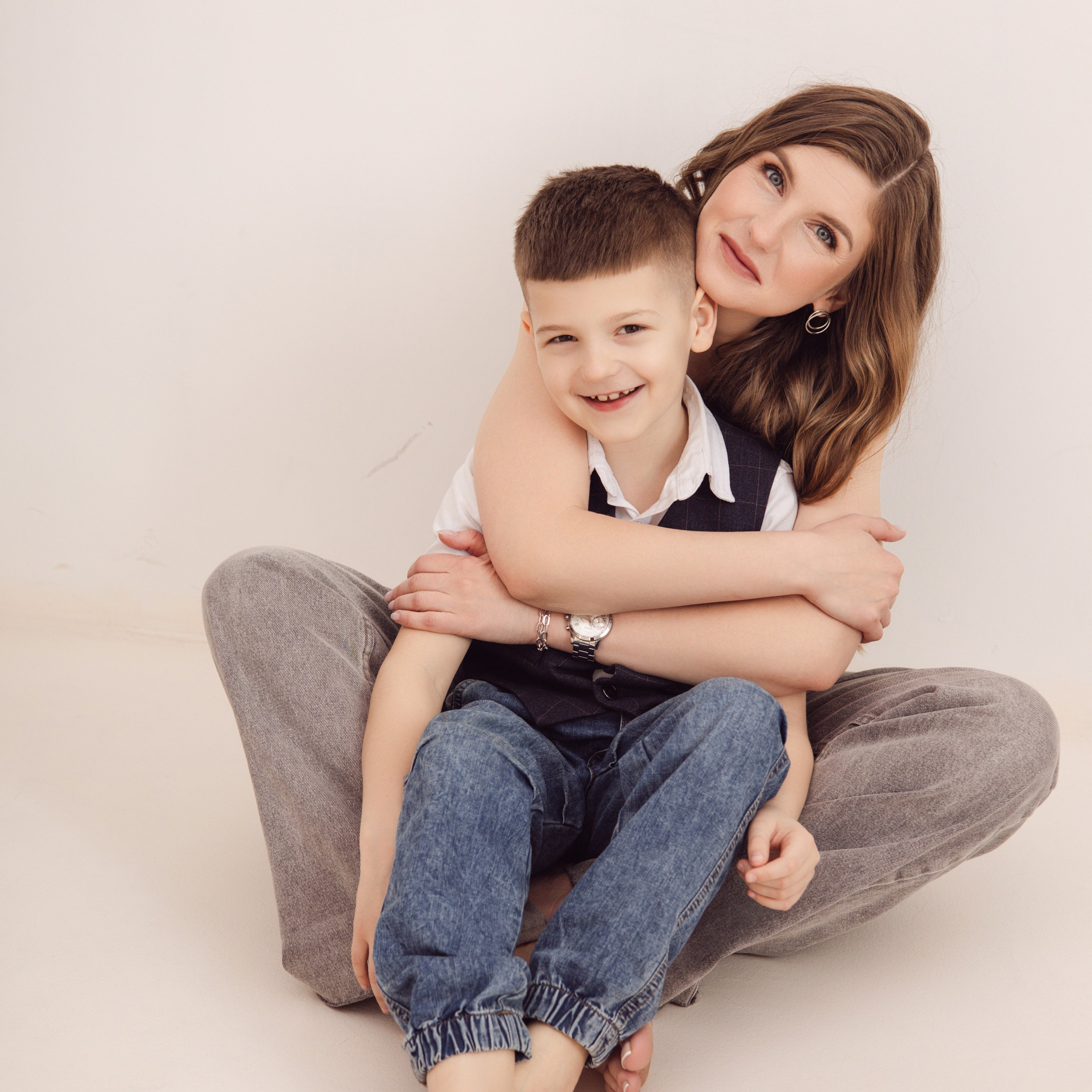 Вова с мамой