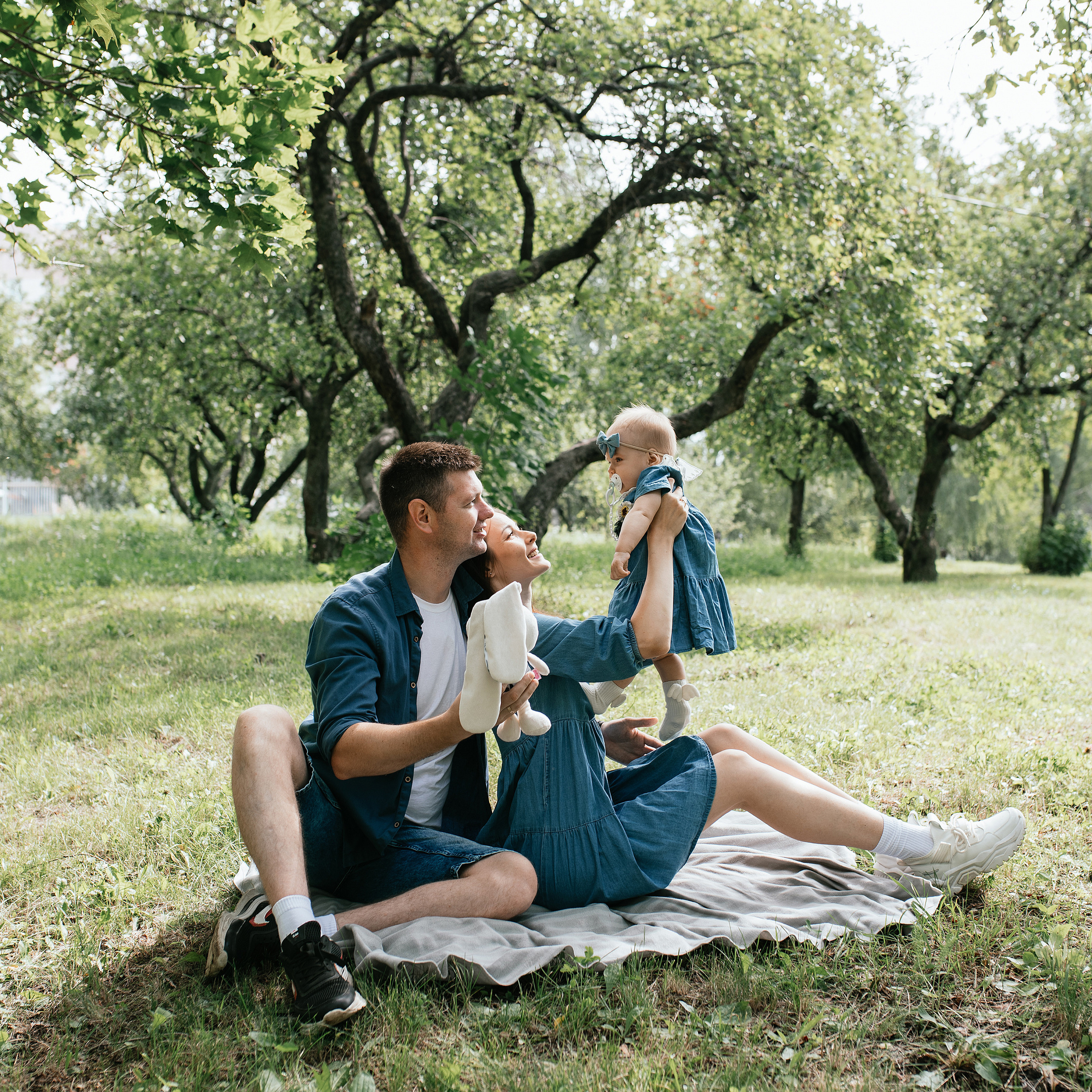 Семейная съемка в мемориальном парке