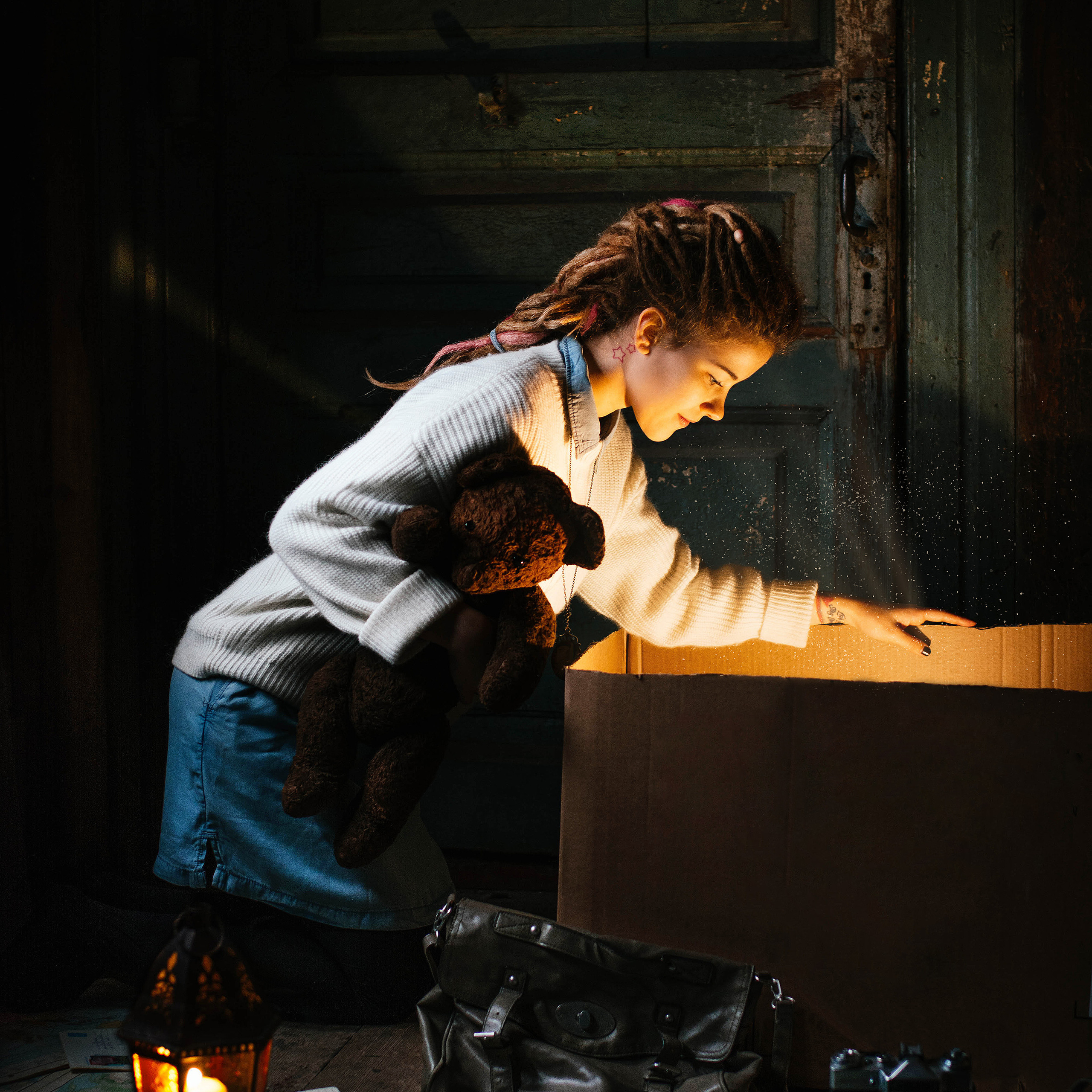 На чердаке