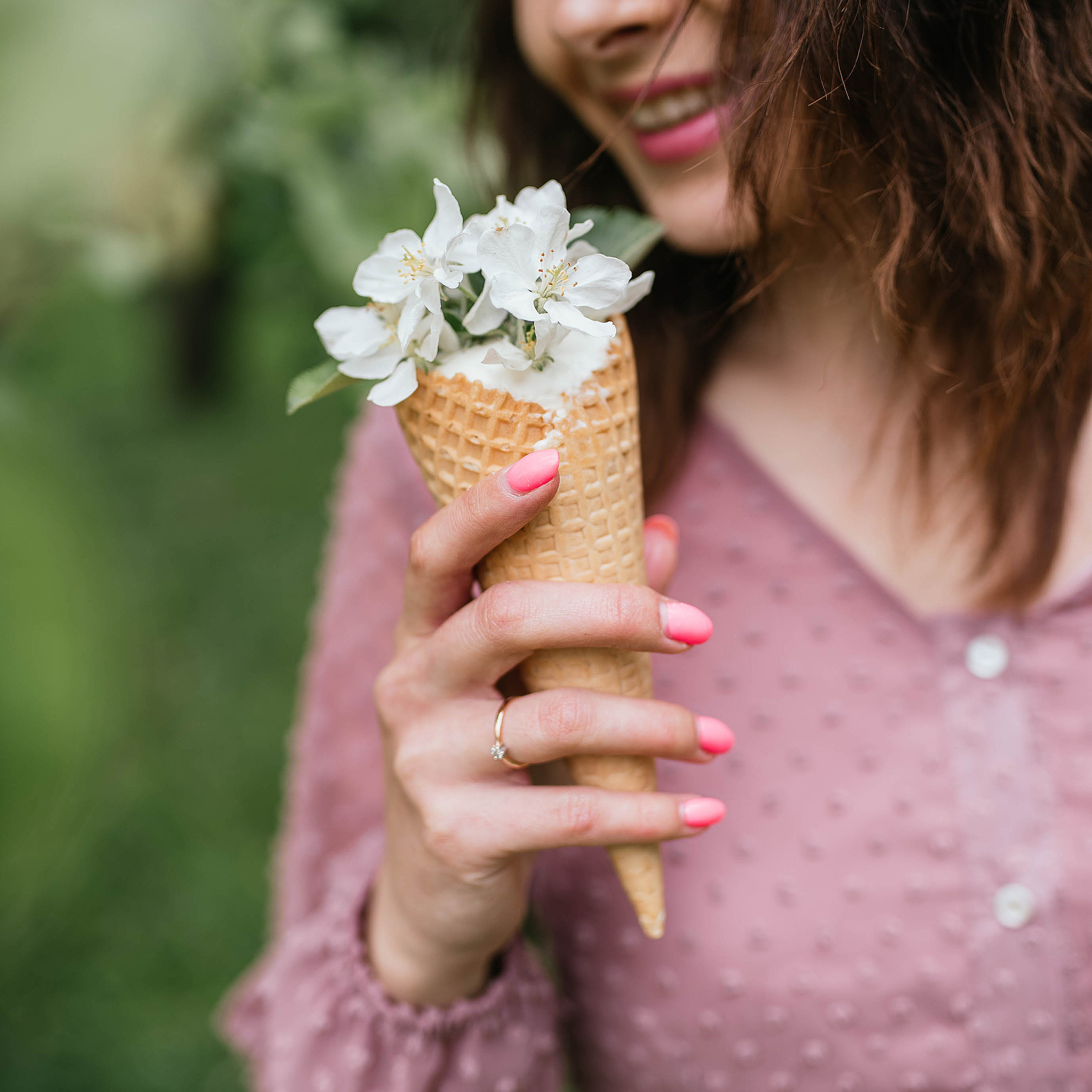 Съемки в цветущих садах