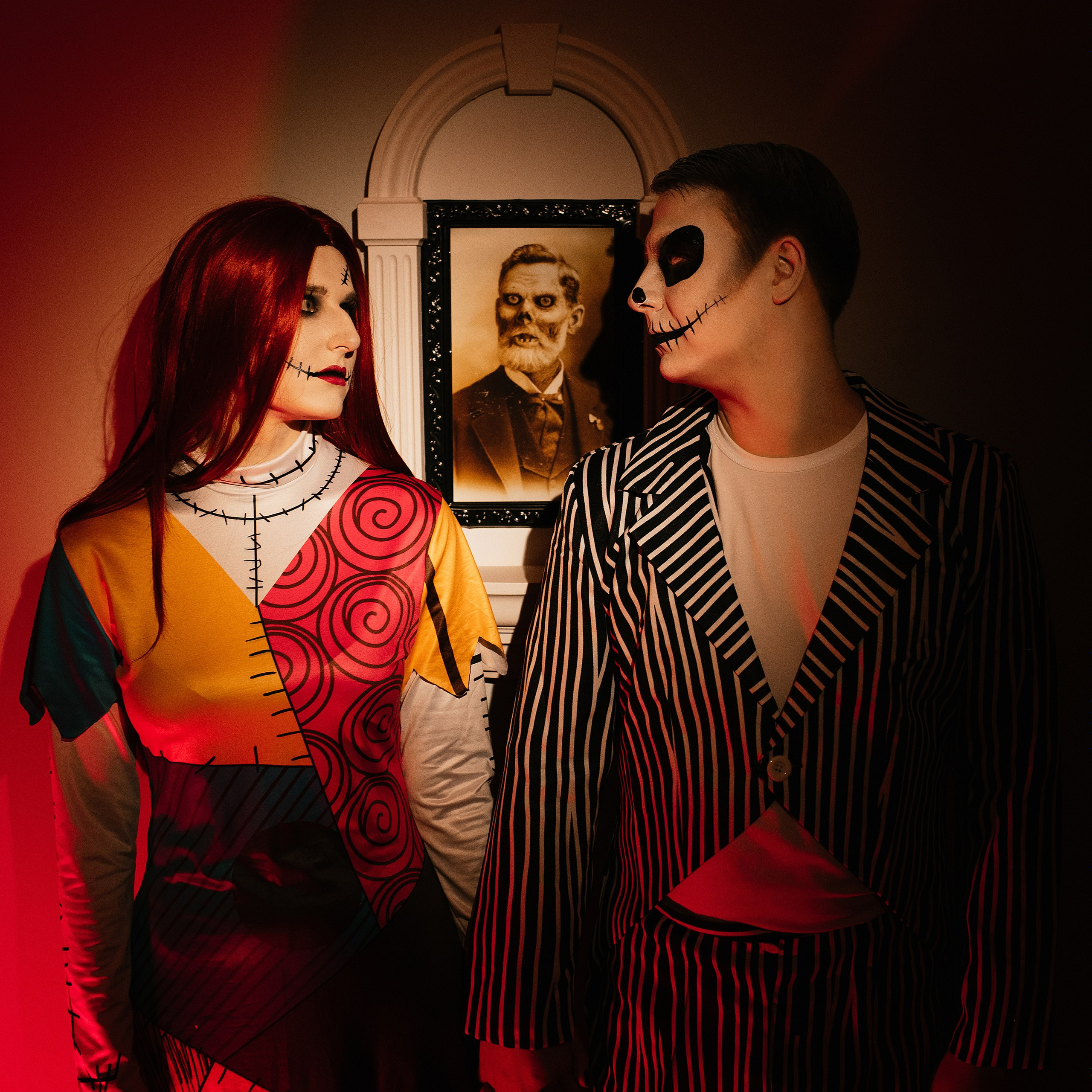 Wedding day Halloween party