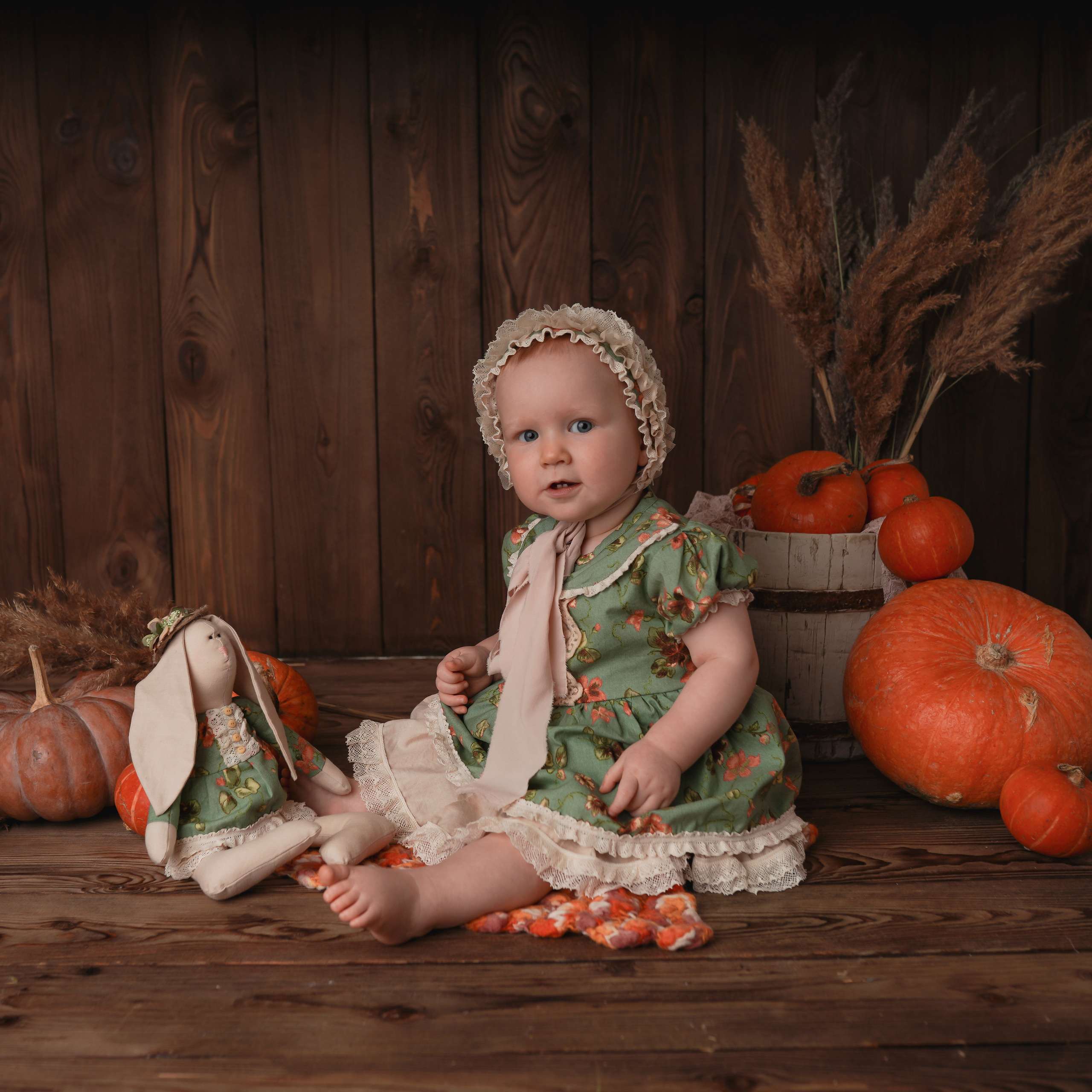 Фотосессия в тыквах. Детский, семейный фотограф: newborn, беременность, годовасие, репортаж. Москва