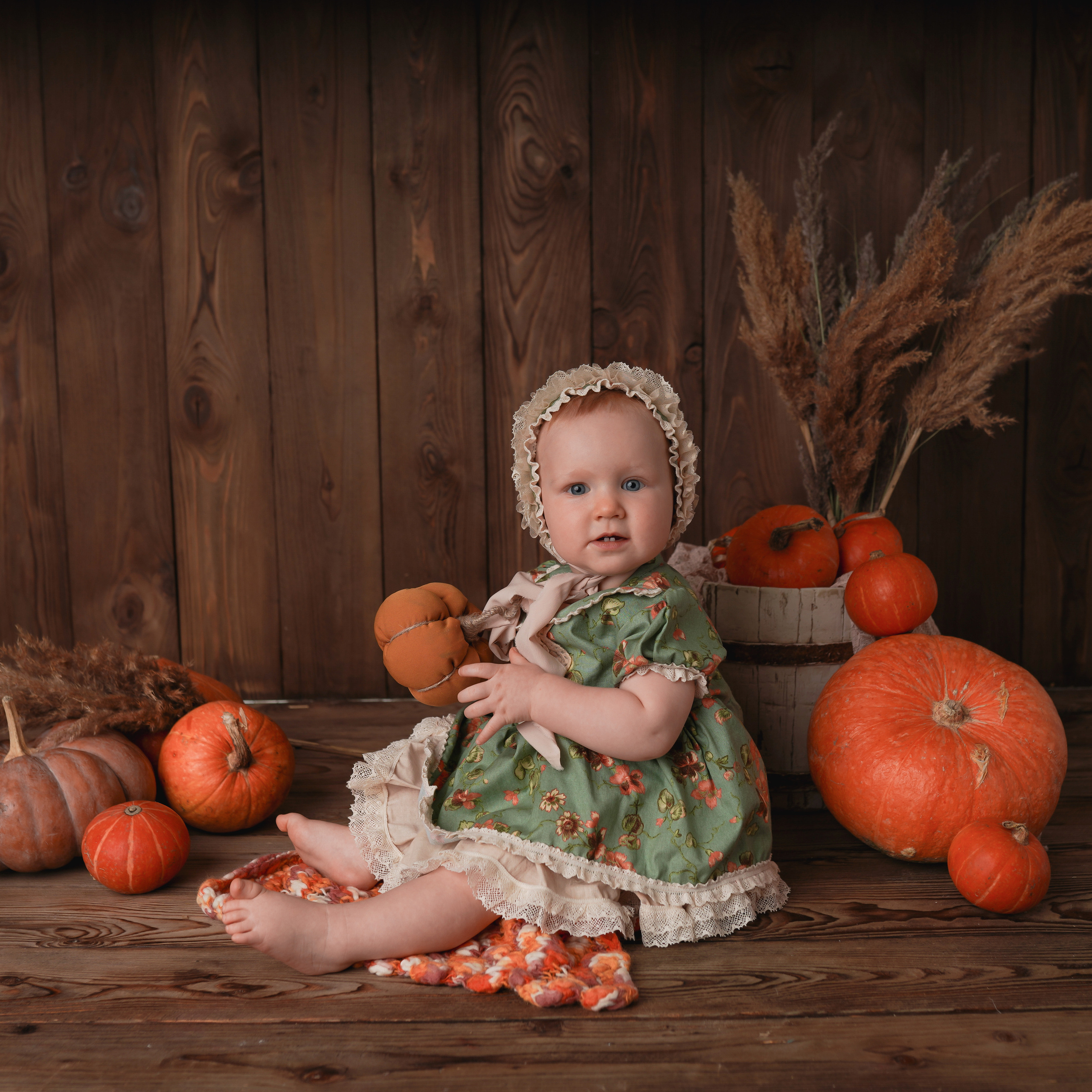 Фотосессия в тыквах. Детский, семейный фотограф: newborn, беременность, годовасие, репортаж. Москва