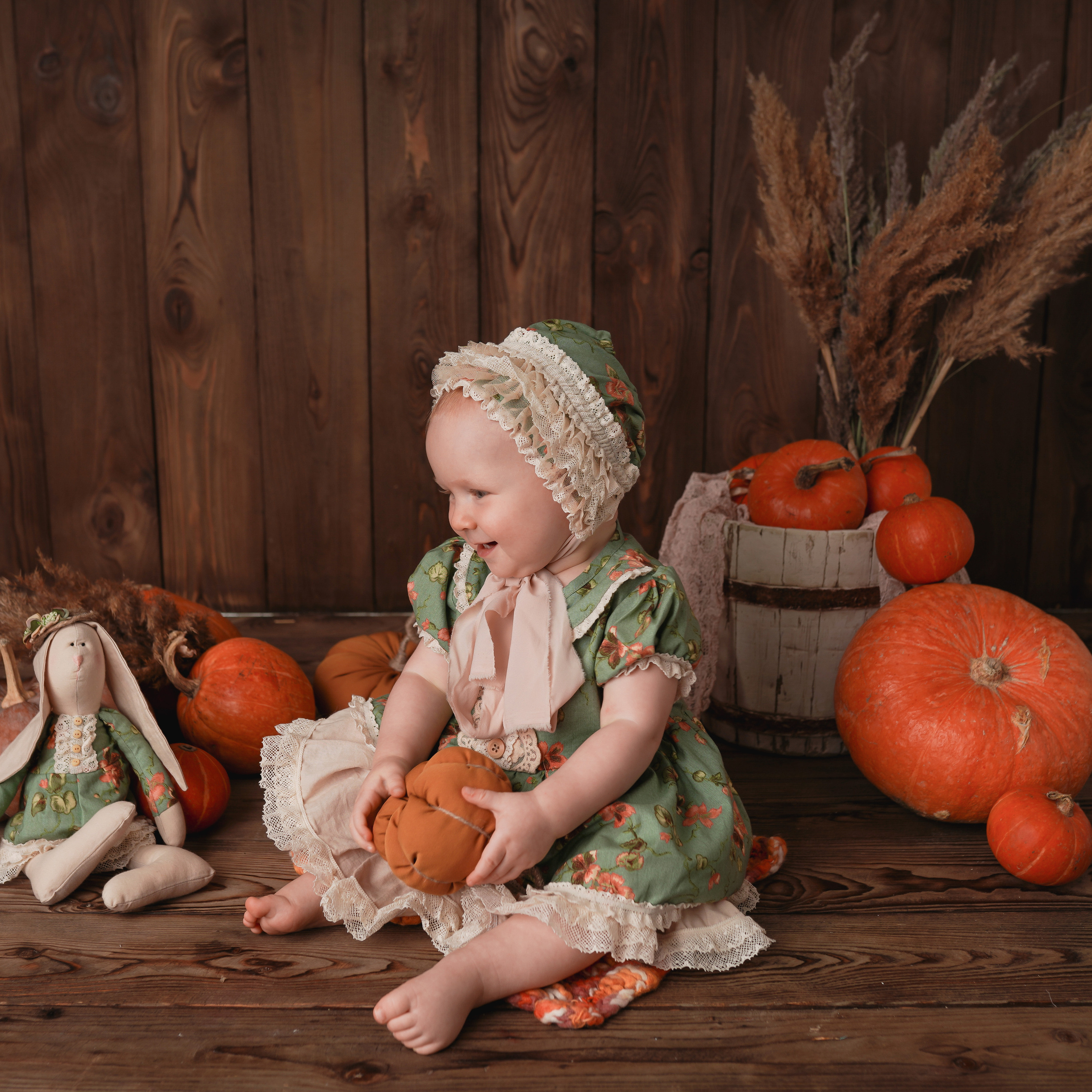 Фотосессия в тыквах. Детский, семейный фотограф: newborn, беременность, годовасие, репортаж. Москва