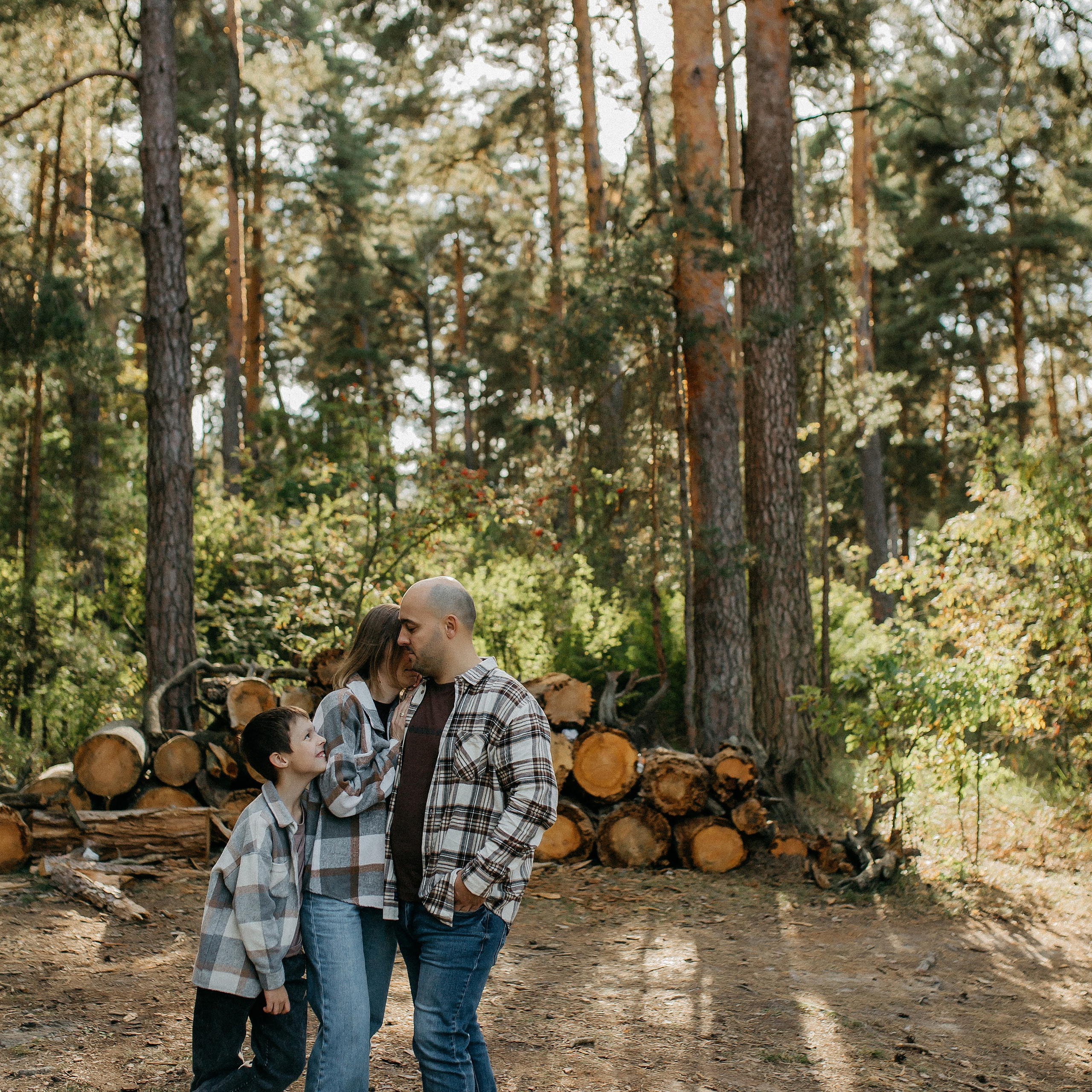 Лесная прогулка.