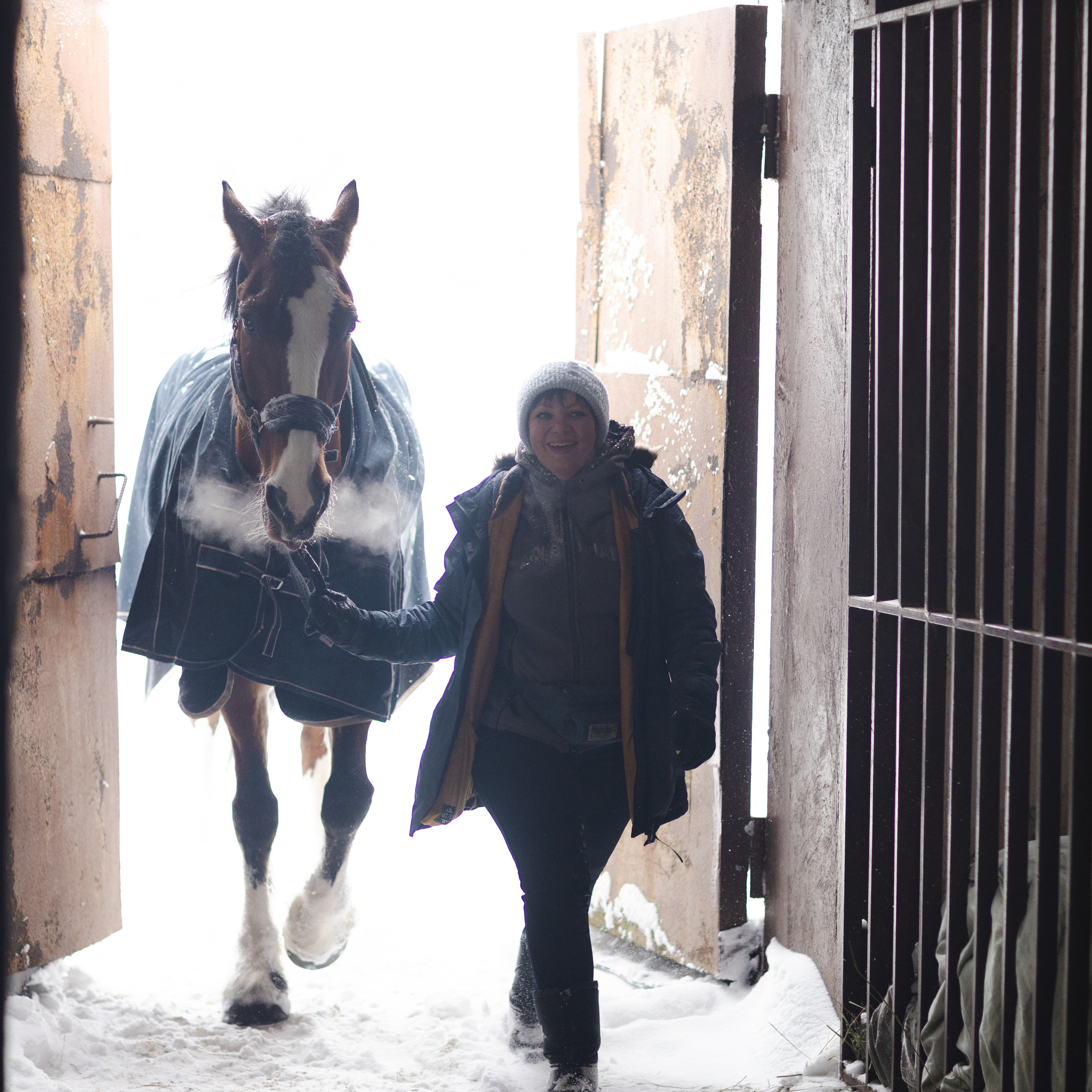 Стелла и Каскад 18/12/22. Фотограф Борис Грибанов