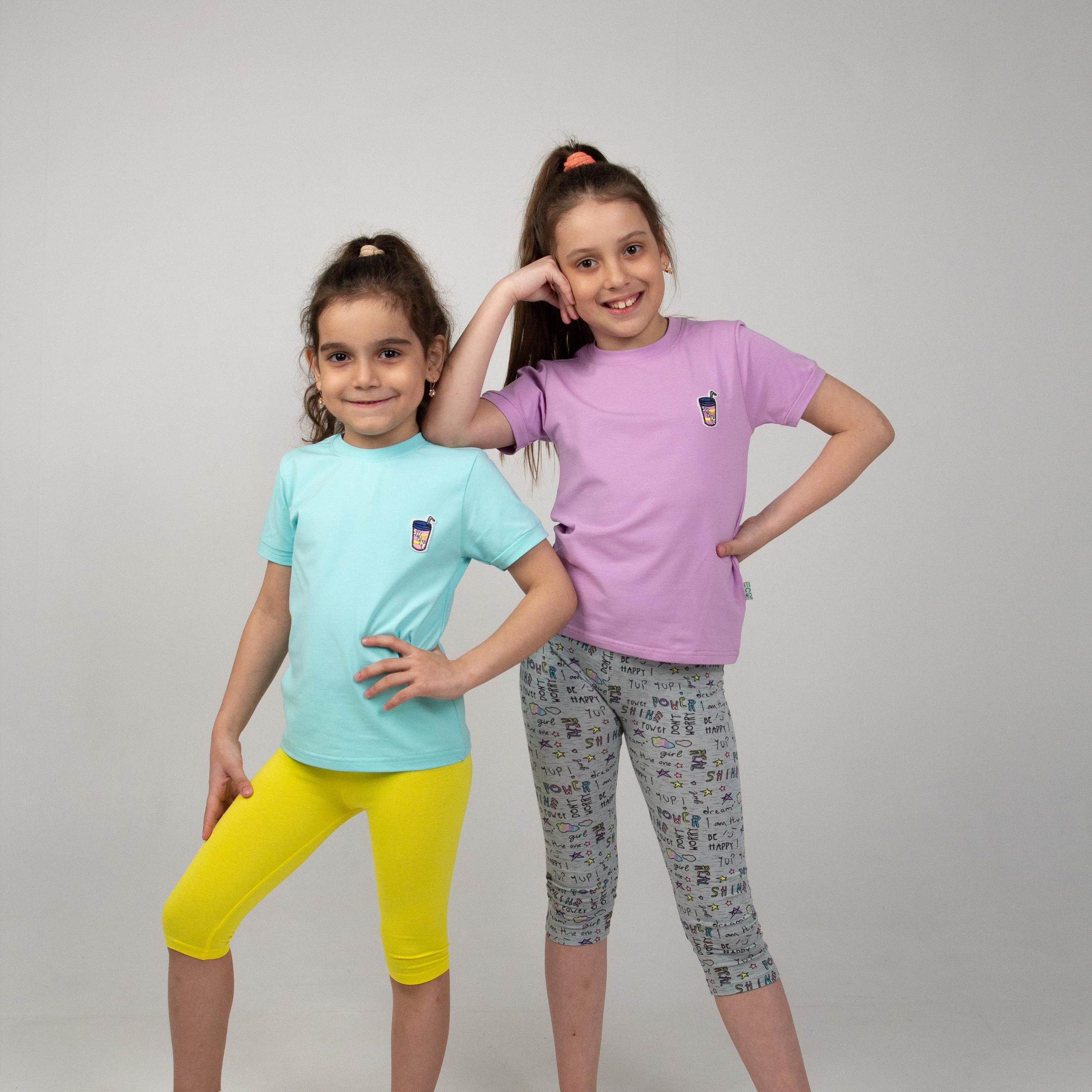 Съёмка детской одежды в студии (девочки)