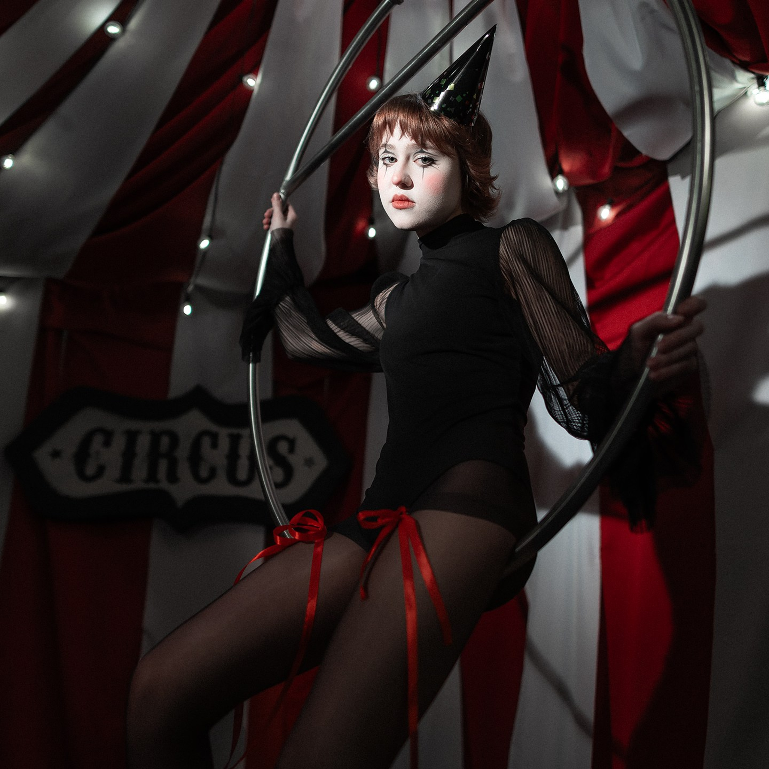 Милана, клоун