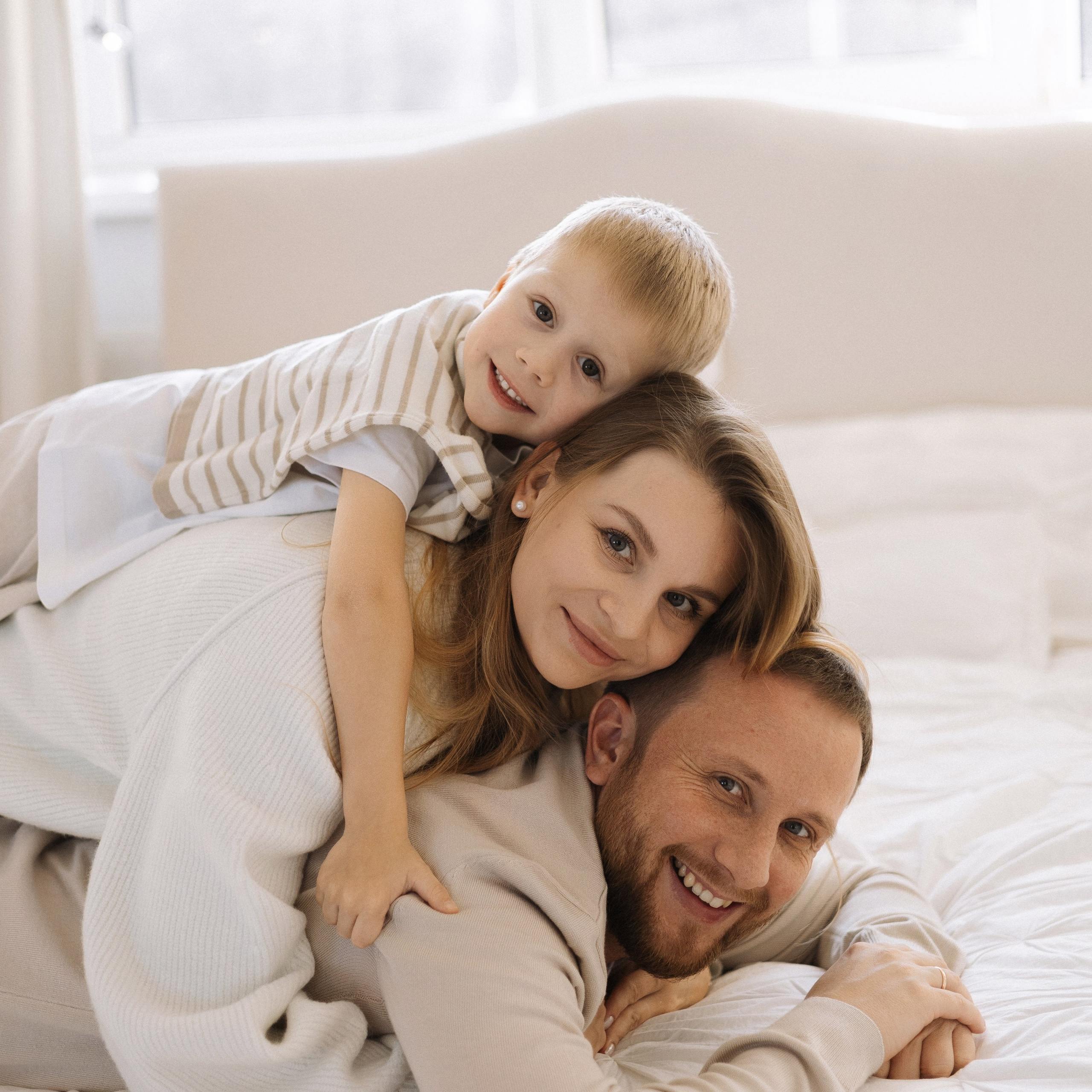 Кристина, Сергей и Костик