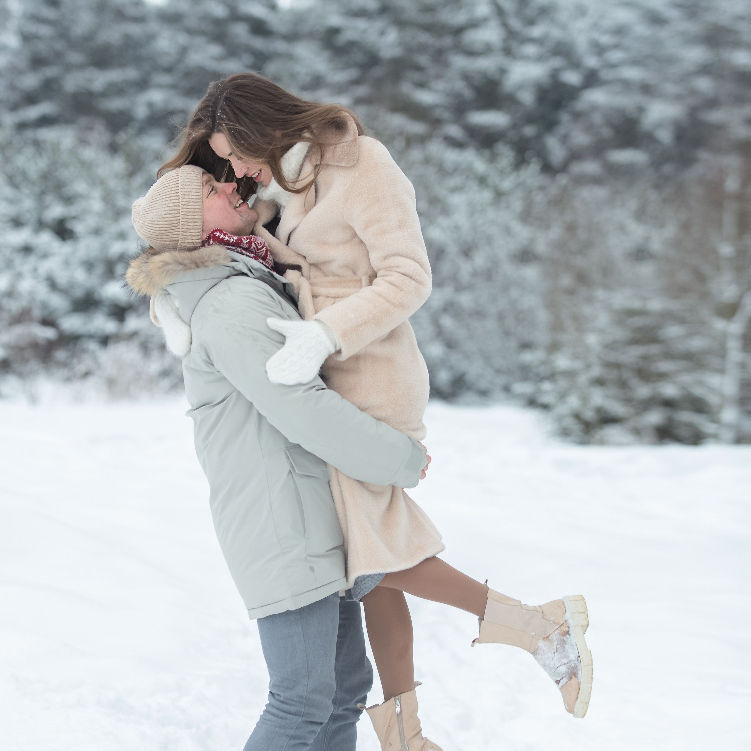 Снежный лес