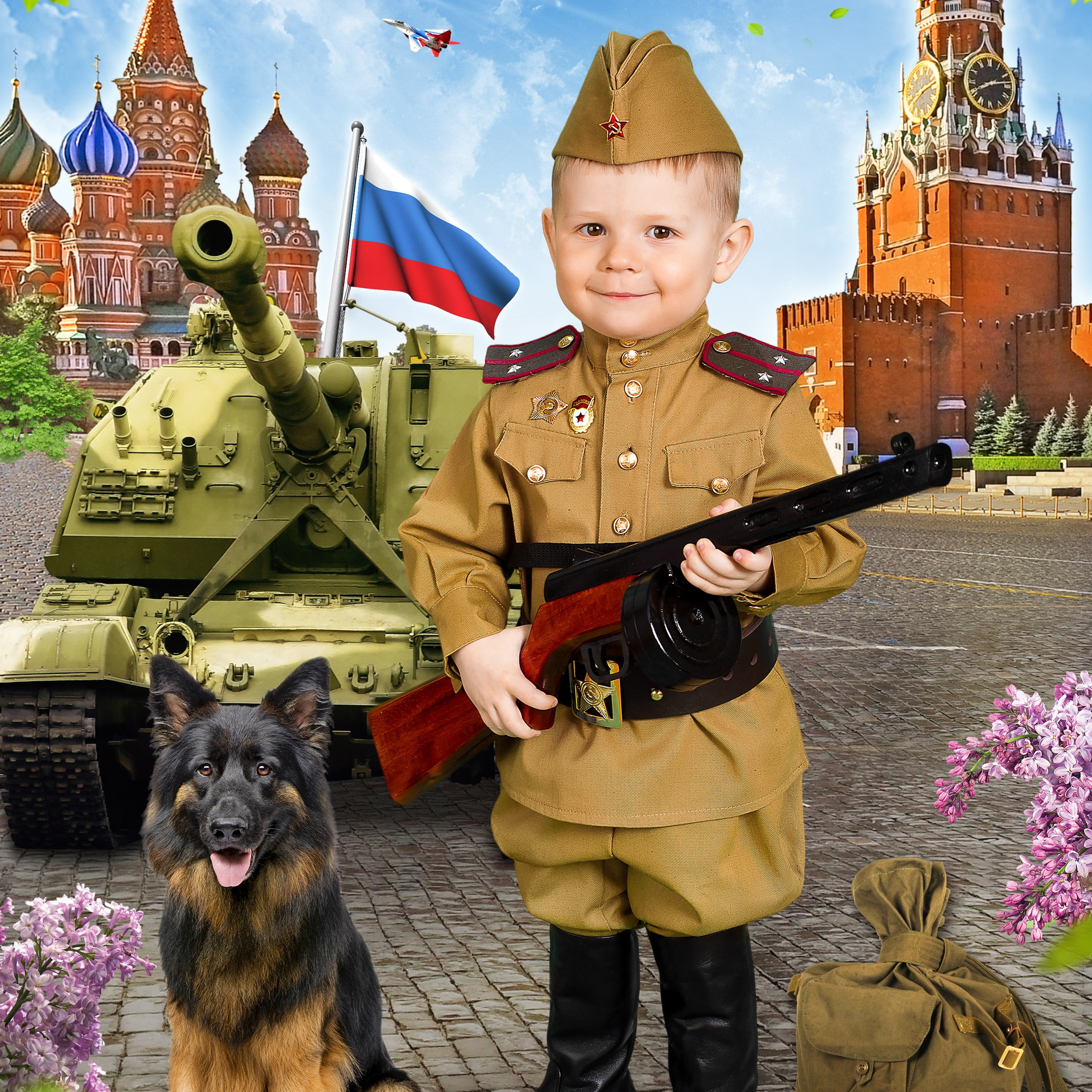 К 9 мая в военной форме