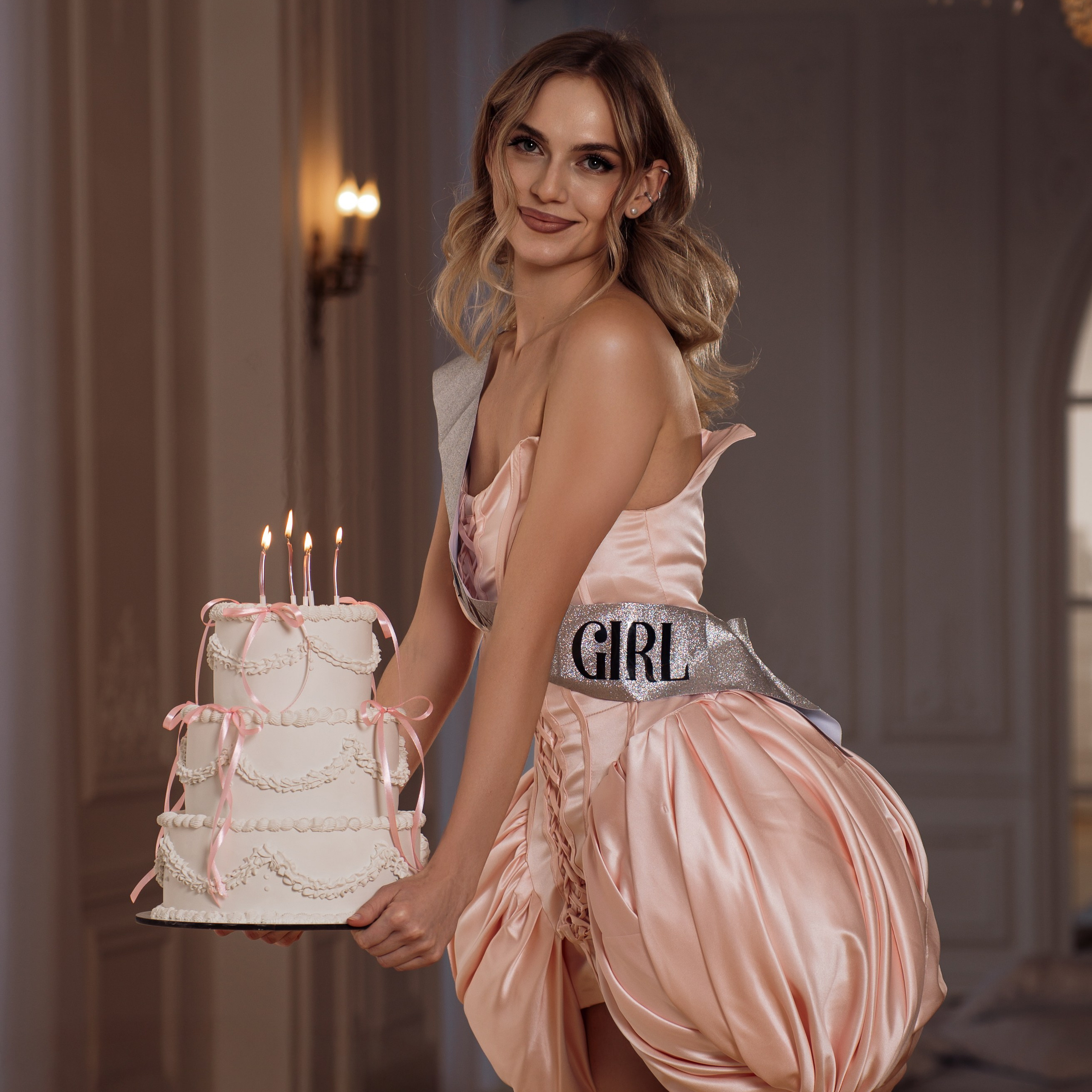 Съемка на День Рождения с тортом