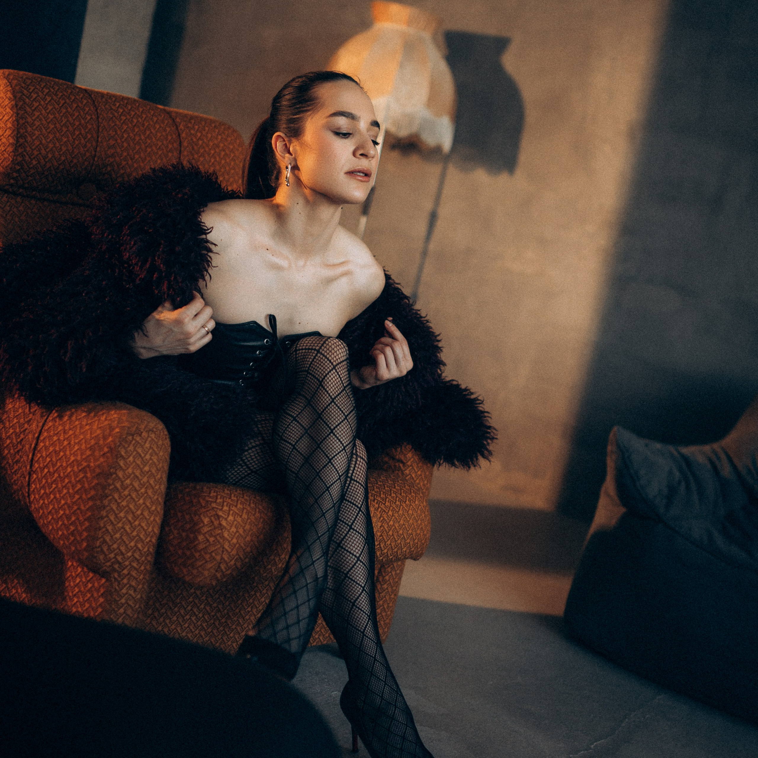 Дерзкая фотосессия в студии