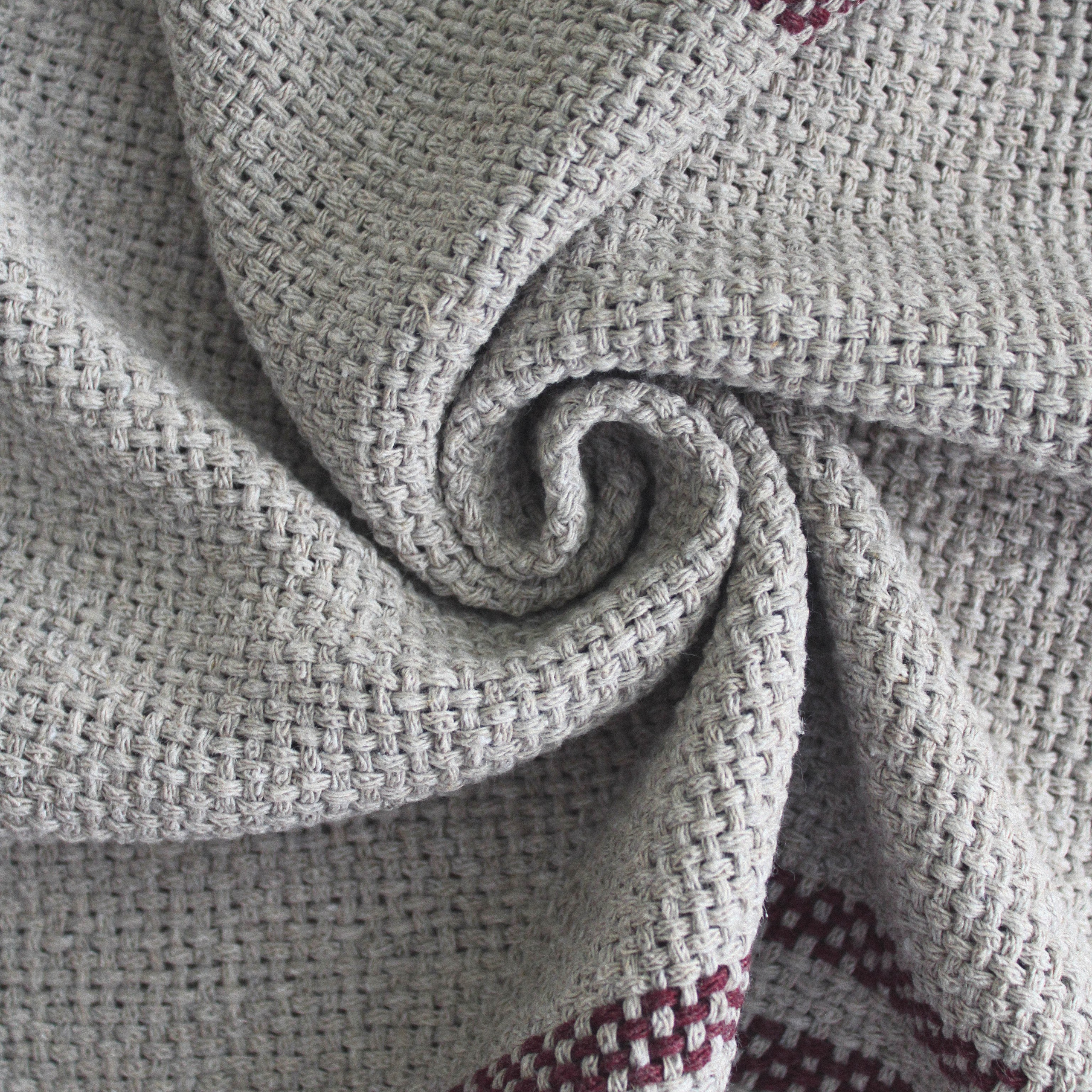 Дорожка «Гранат». Авторские тканые полотна из натуральных материалов