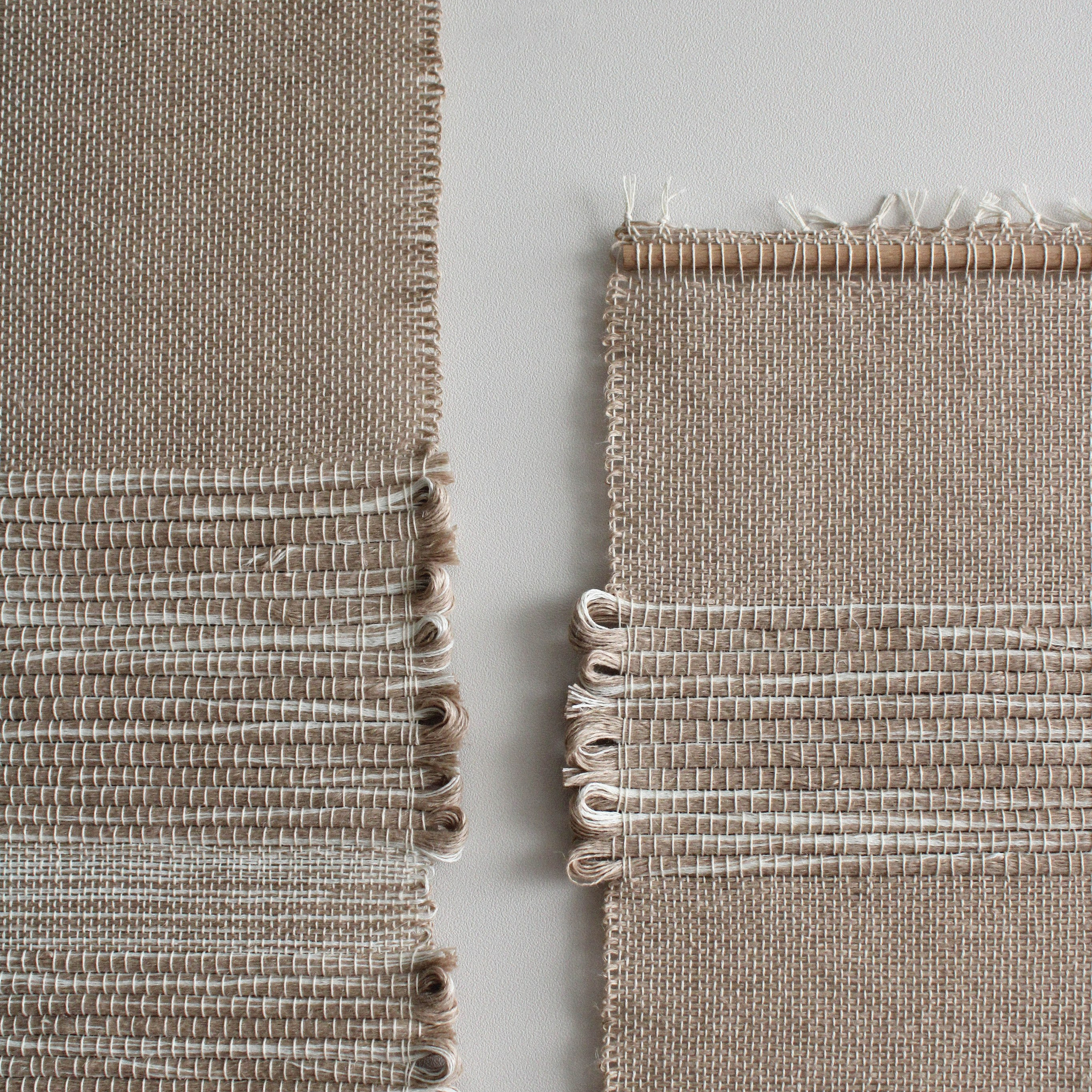 Лён I. Авторские тканые полотна из натуральных материалов