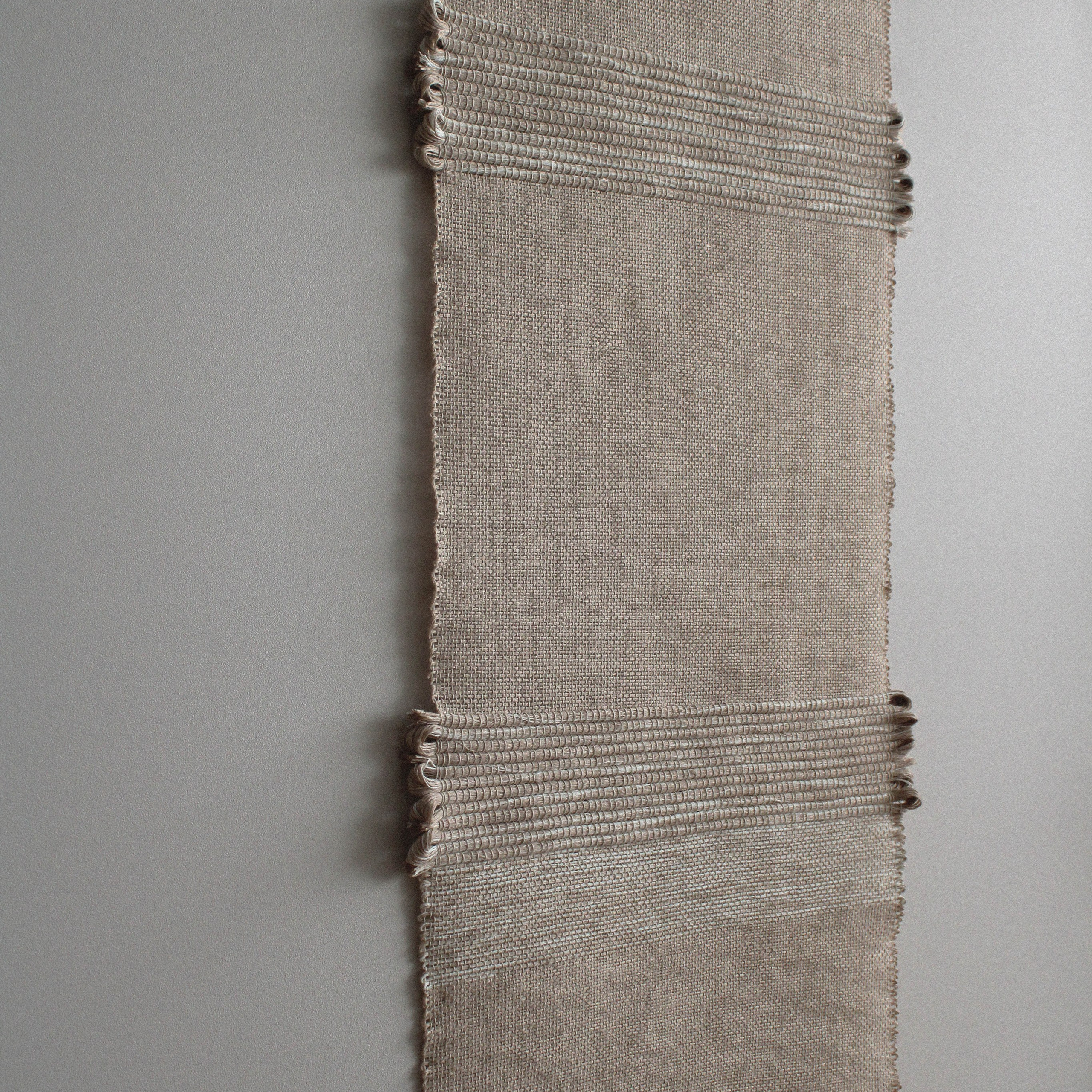 Лён II. Авторские тканые полотна из натуральных материалов