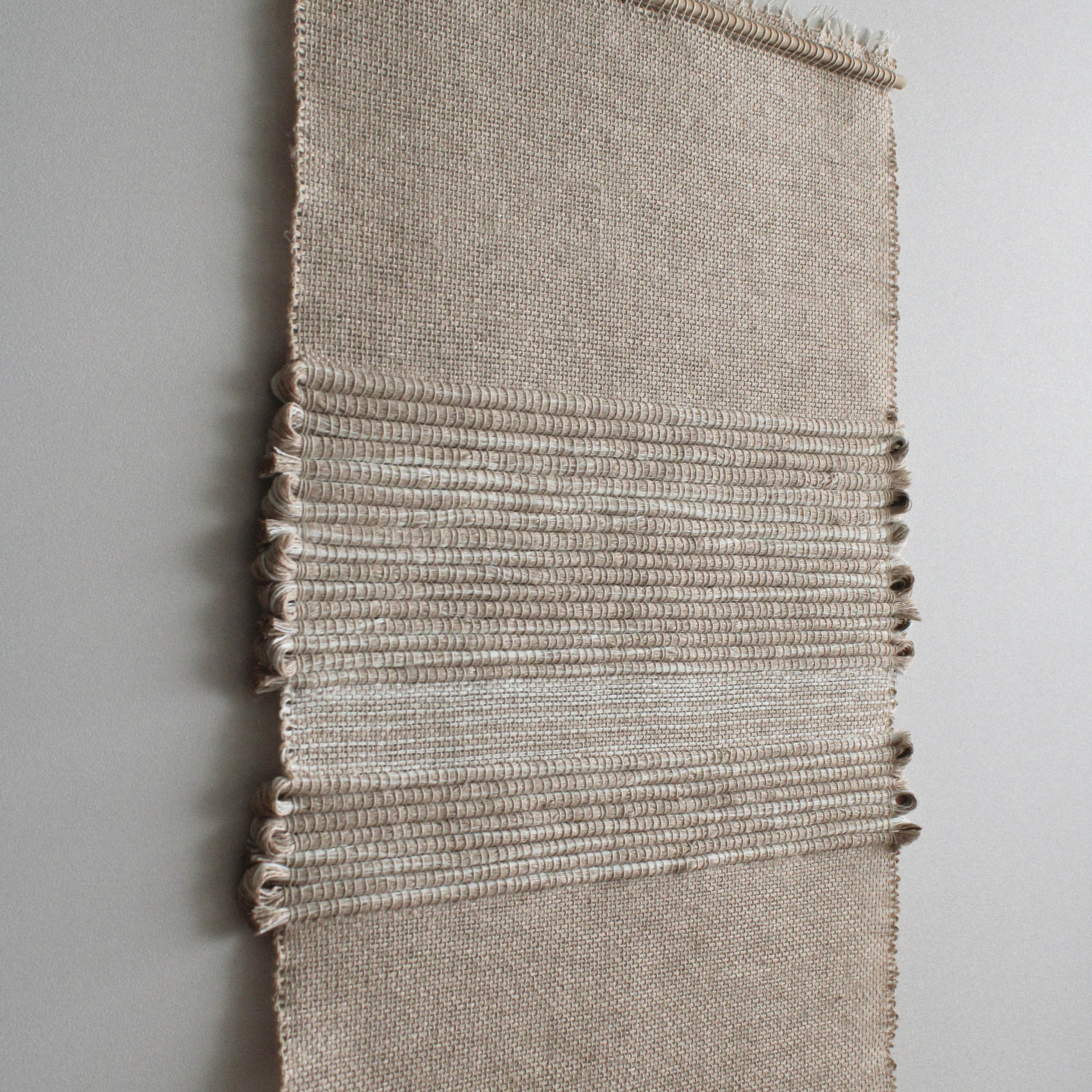 Лён I. Авторские тканые полотна из натуральных материалов