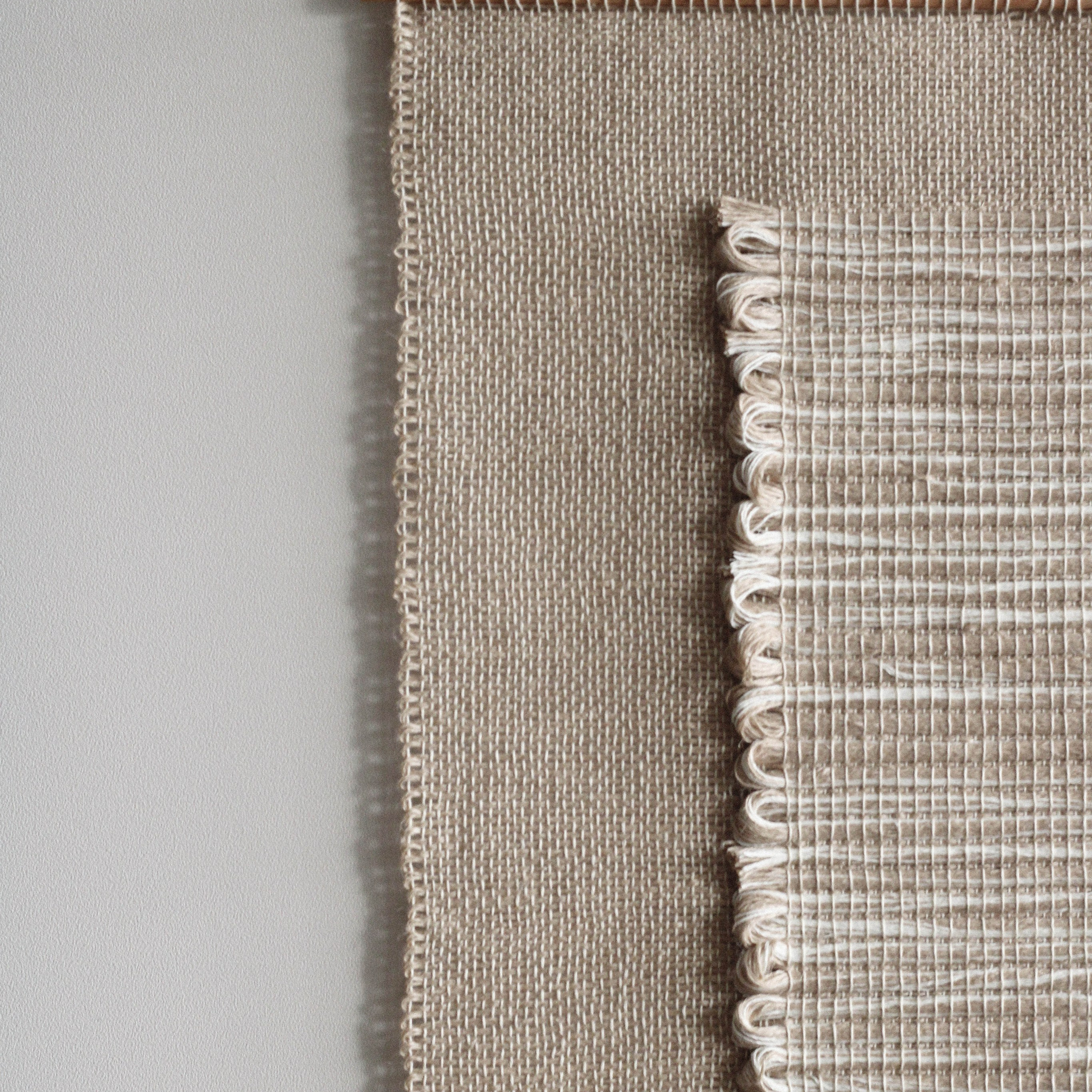 Лён III. Авторские тканые полотна из натуральных материалов