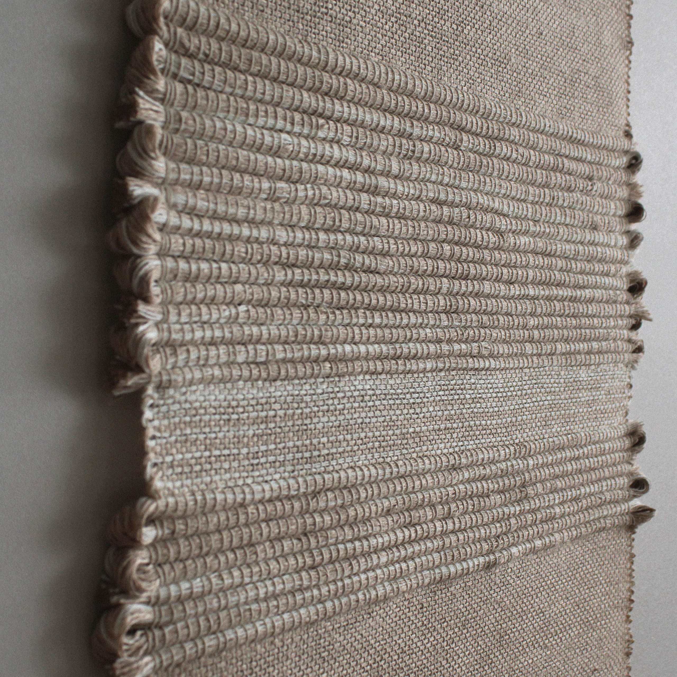 Лён I. Авторские тканые полотна из натуральных материалов