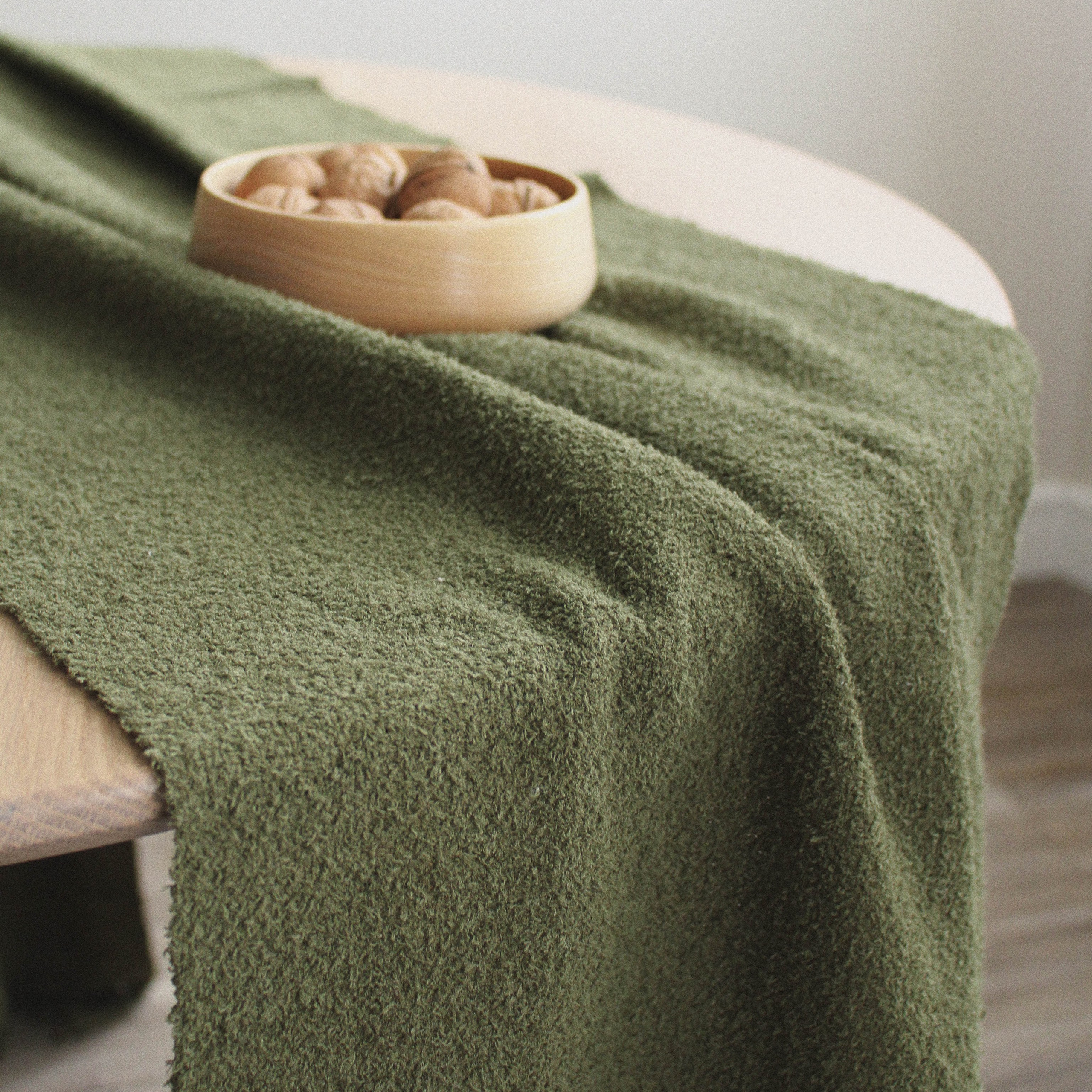 Дорожка «Мох». Авторские тканые полотна из натуральных материалов