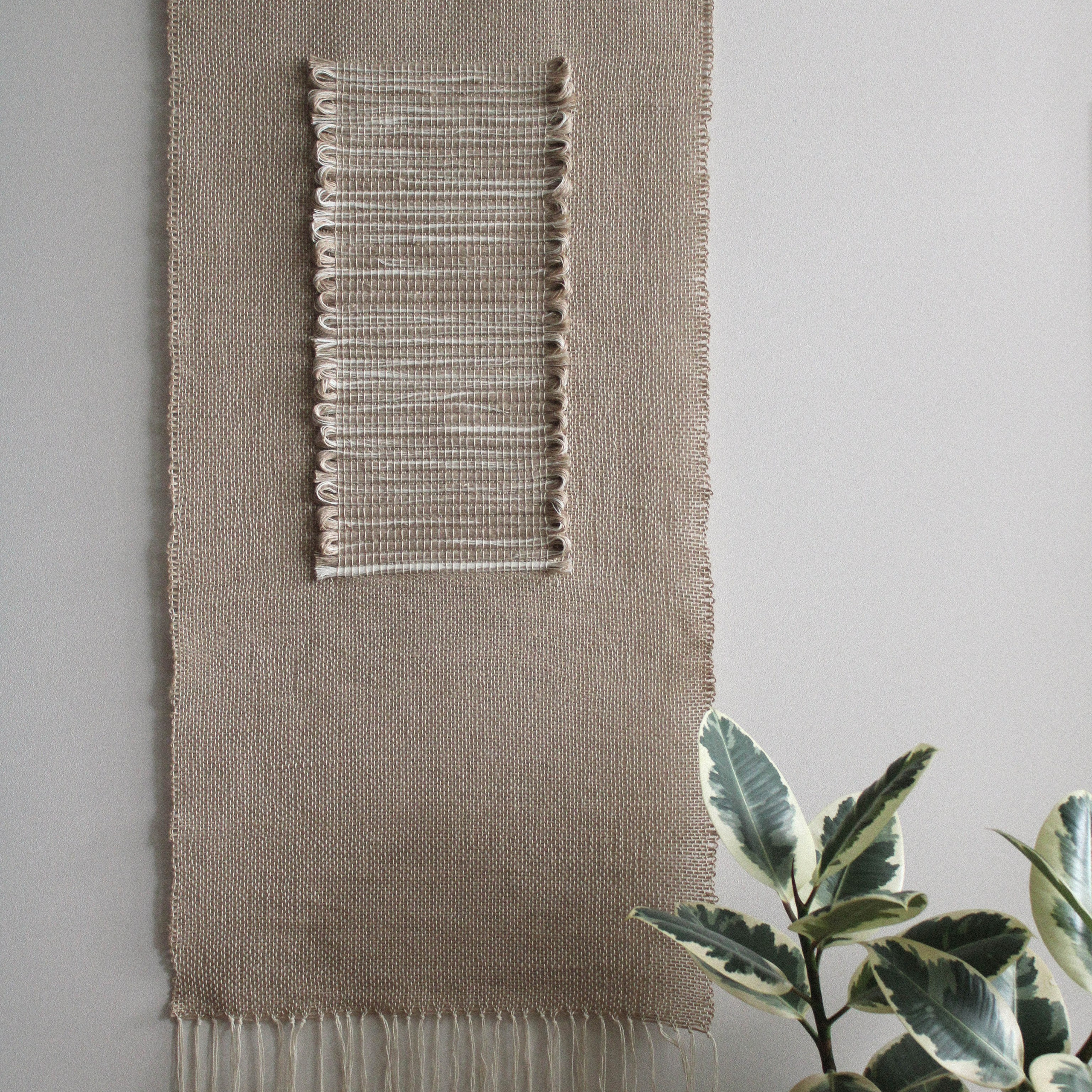 Лён III. Авторские тканые полотна из натуральных материалов