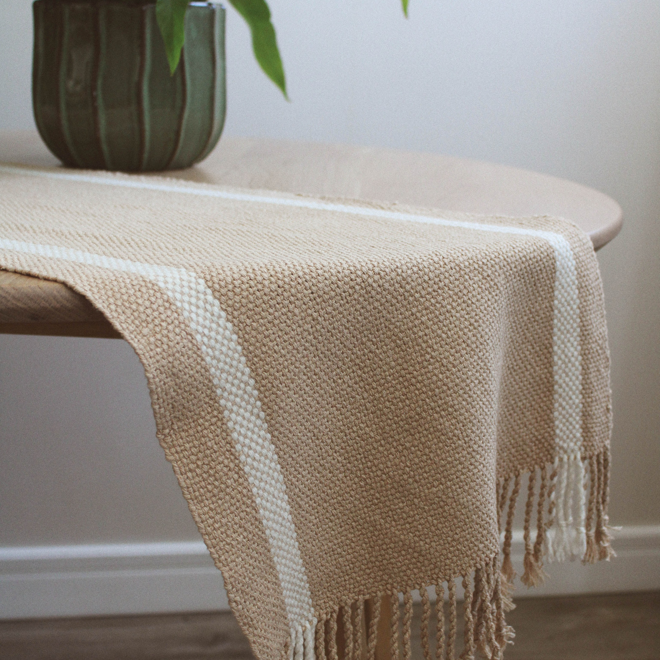 Дорожка «Тепло». Авторские тканые полотна из натуральных материалов