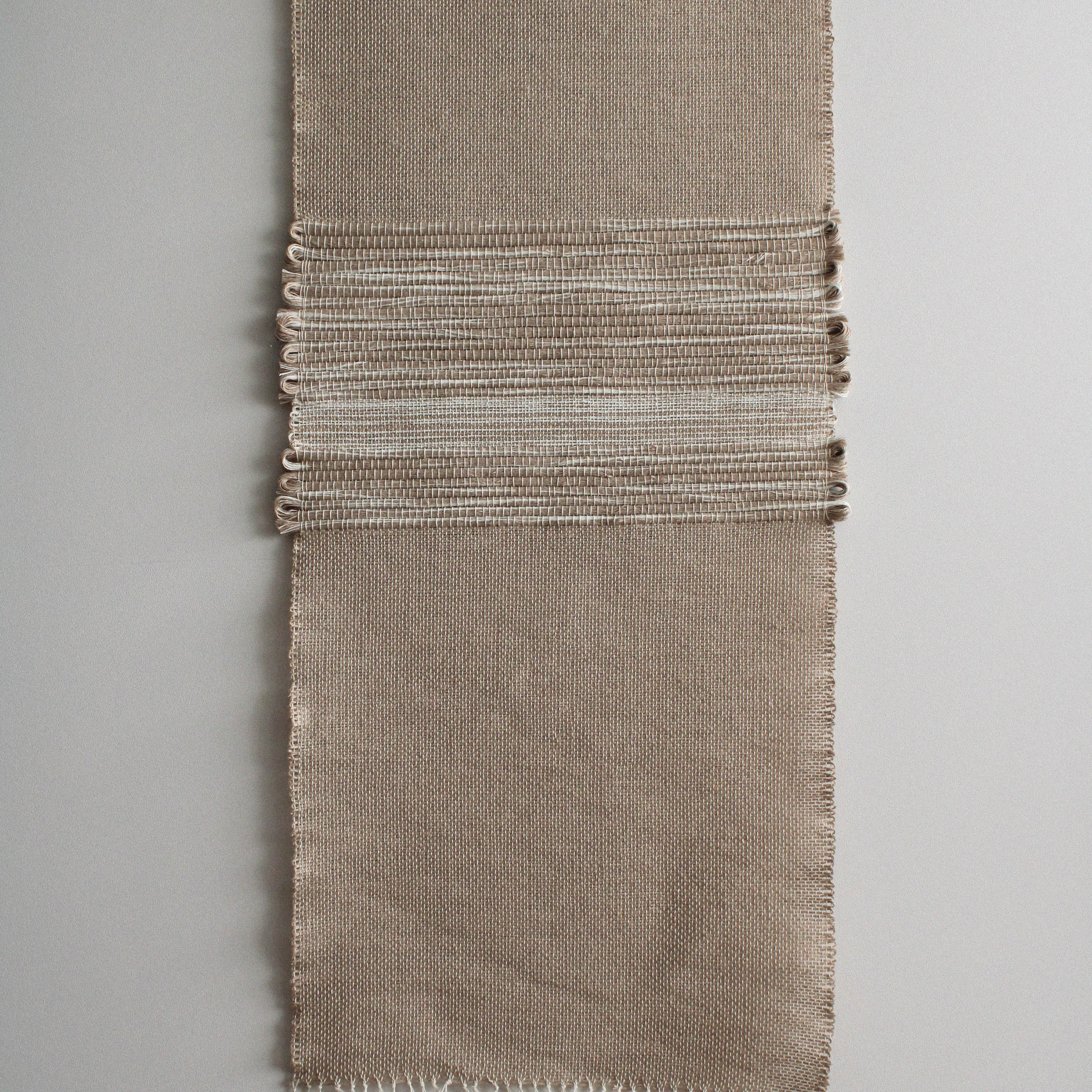 Лён I. Авторские тканые полотна из натуральных материалов