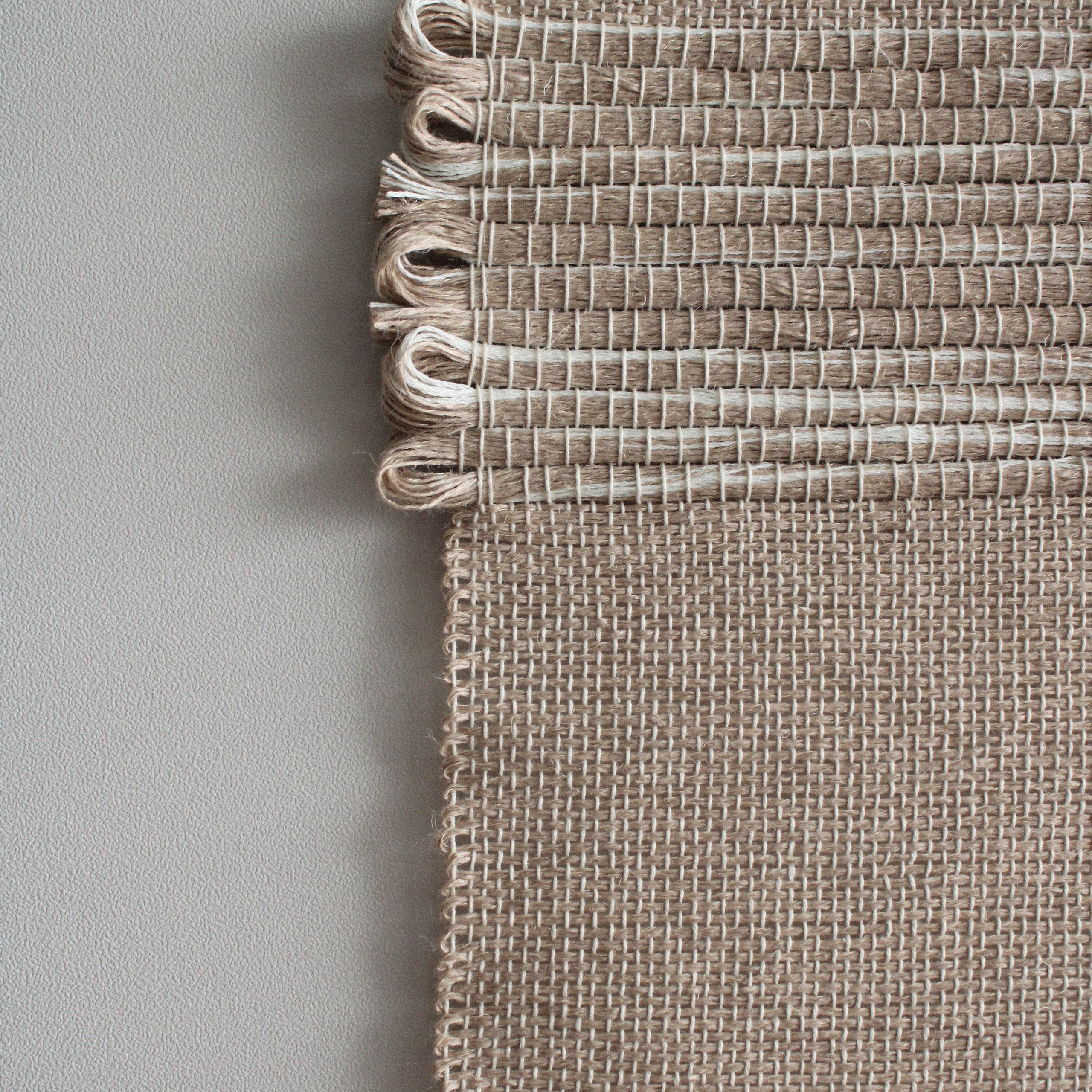 Лён II. Авторские тканые полотна из натуральных материалов