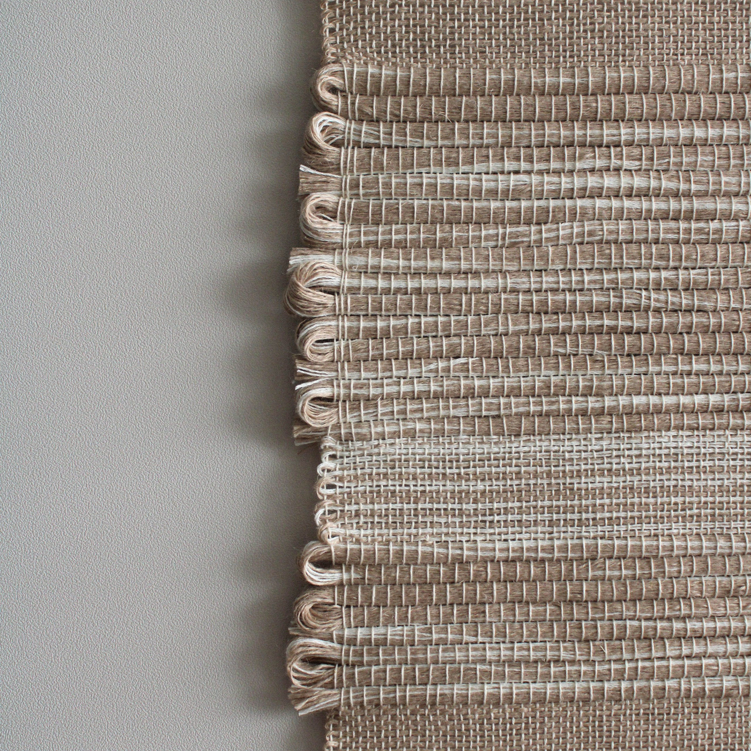 Лён I. Авторские тканые полотна из натуральных материалов