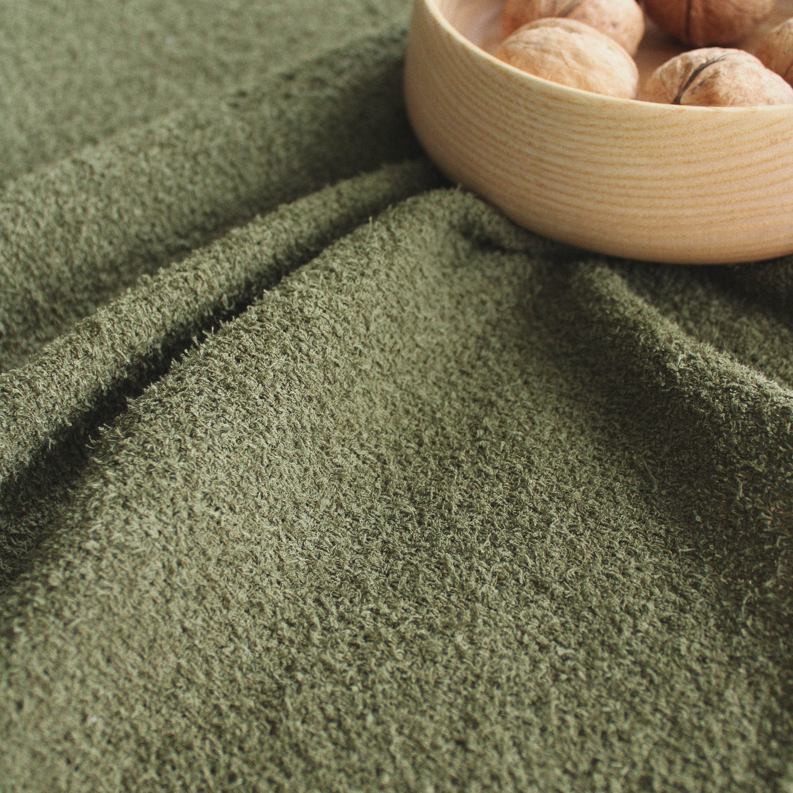 Дорожка «Мох». Авторские тканые полотна из натуральных материалов