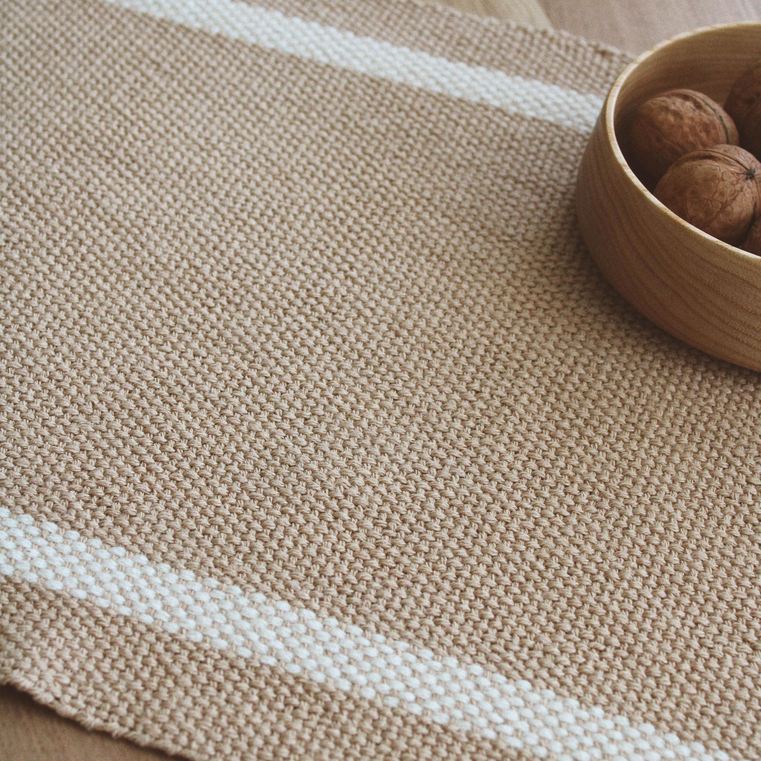 Дорожка «Тепло». Авторские тканые полотна из натуральных материалов