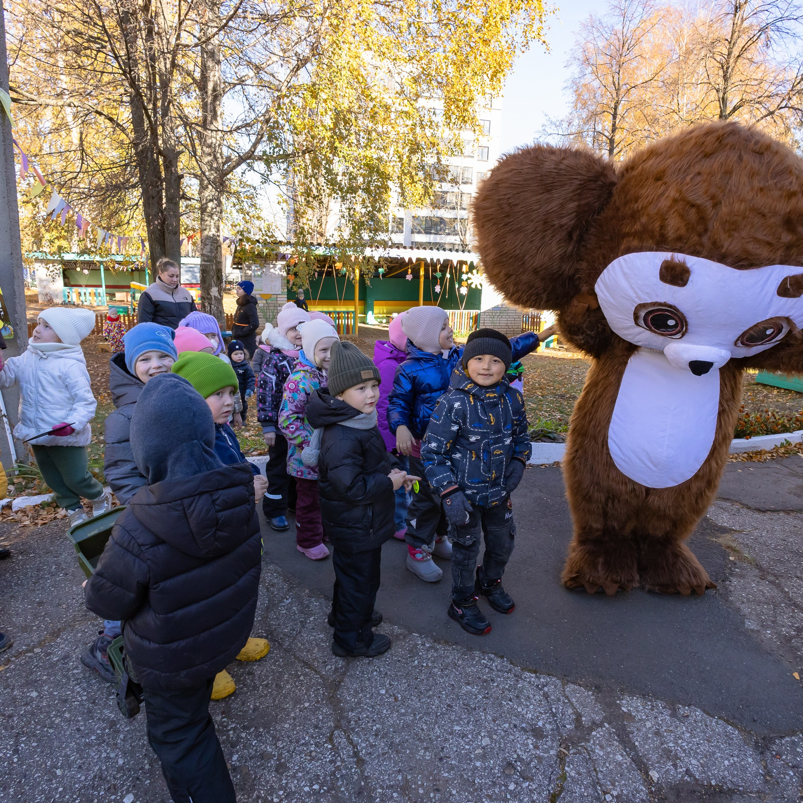 Чебурашка в детском саду