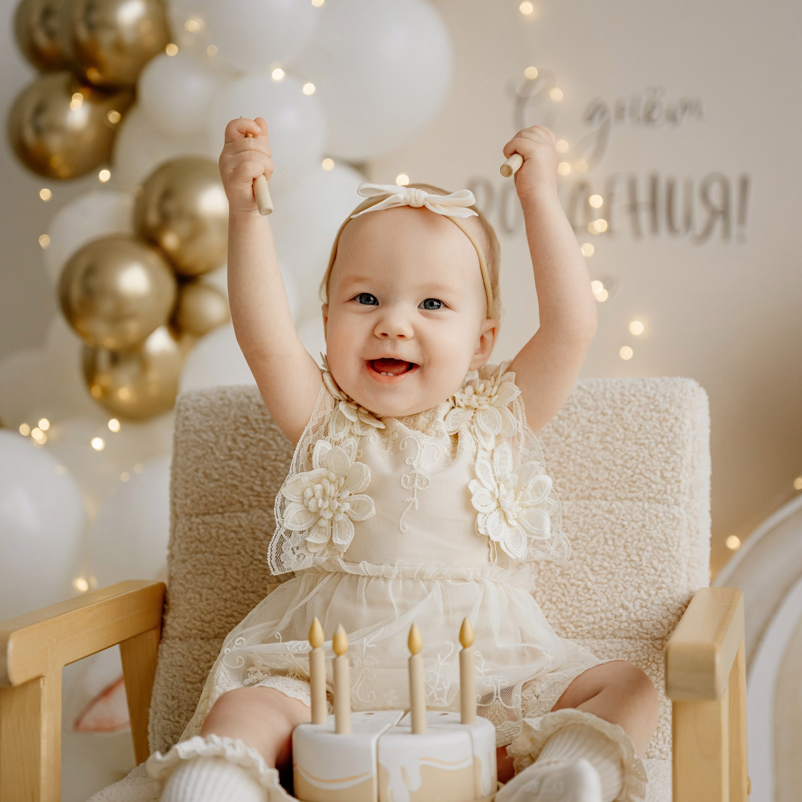 Фотосессия 1ый годик в студии