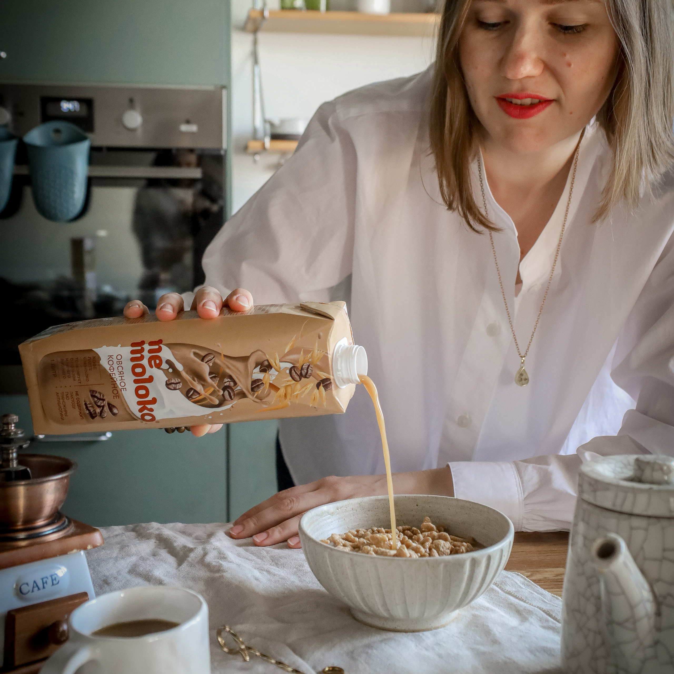 Упаковка в кадре