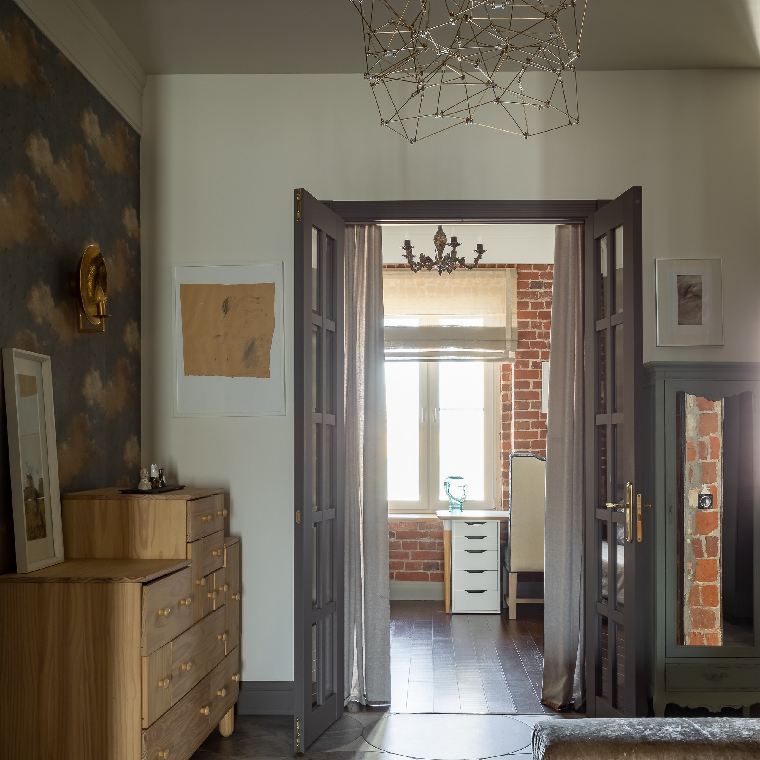 Небольшая квартира с анфиладной планировкой. Главная