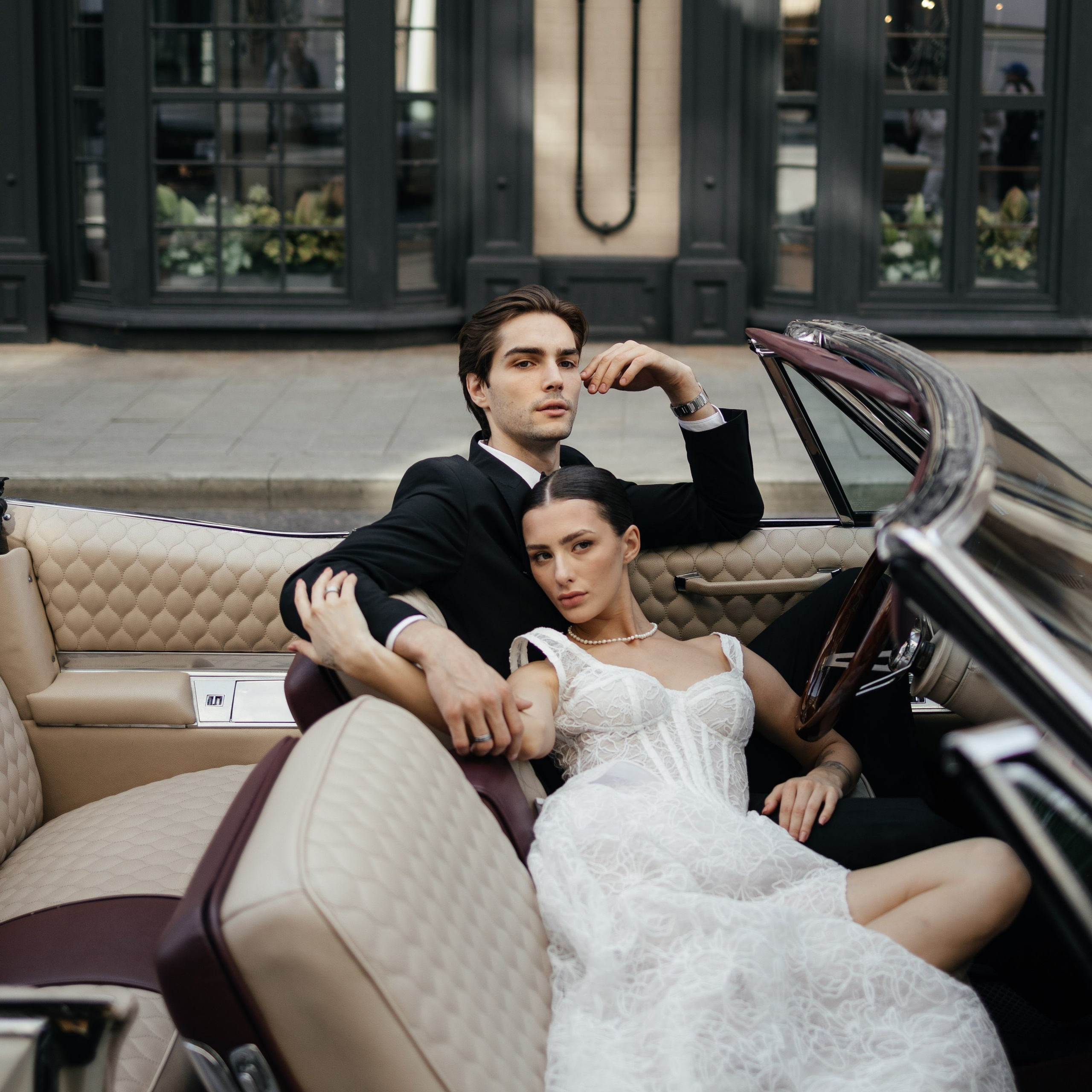 На кабриолете