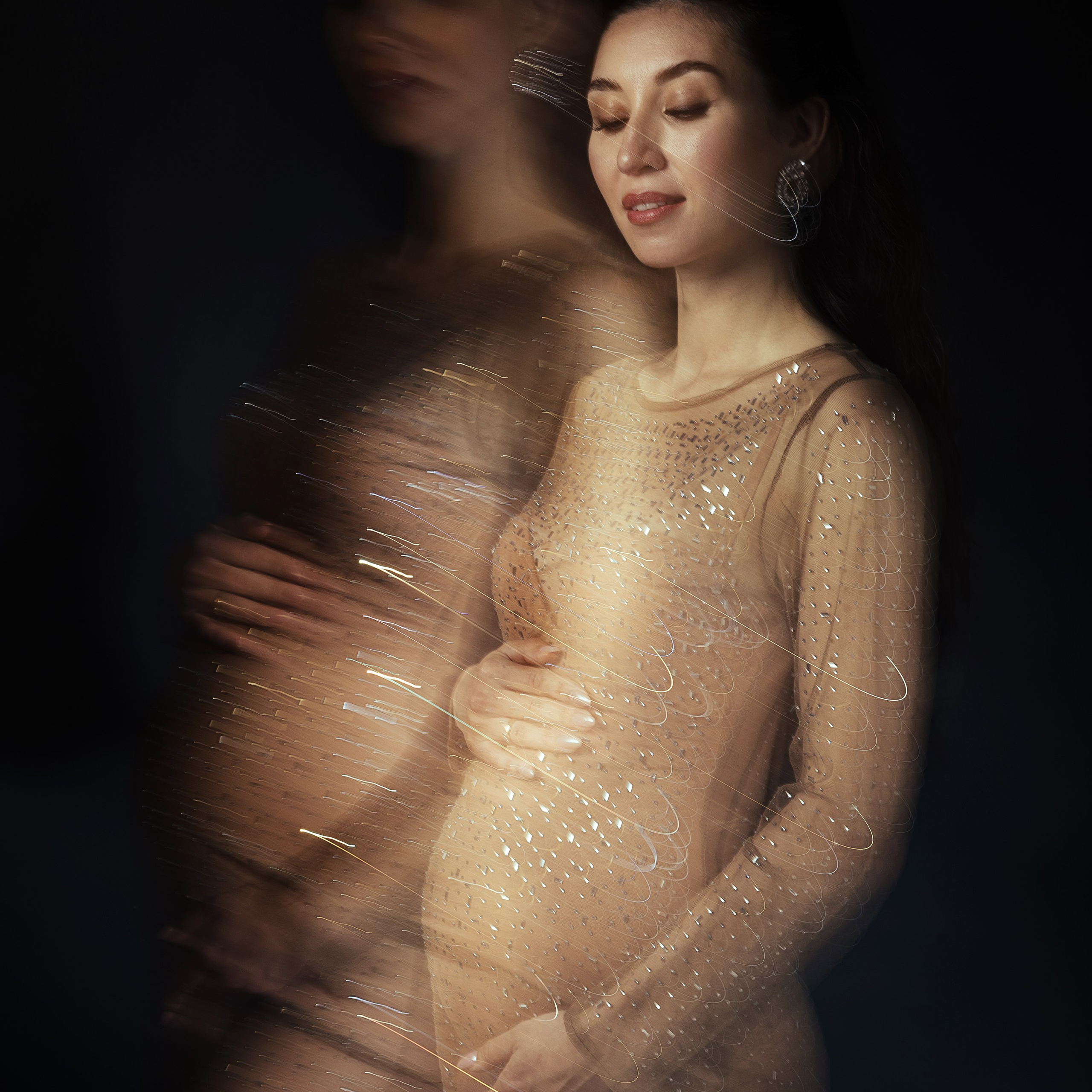 Студийная фотосессия беременности для Анастасии